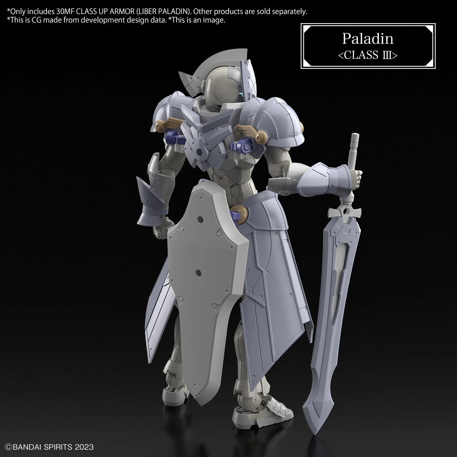 Bandai Hobby 30MF CLASS UP ARMOR (LIBER PALADIN) - Image 6