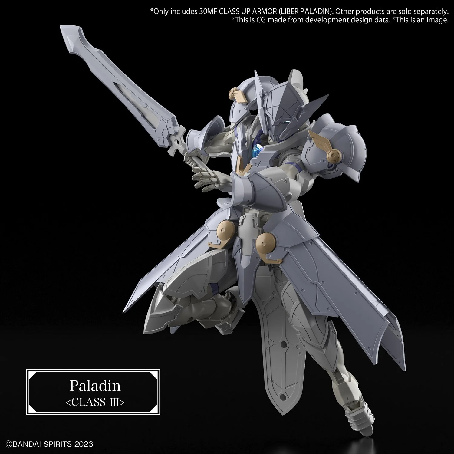 Bandai Hobby 30MF CLASS UP ARMOR (LIBER PALADIN) - Image 7