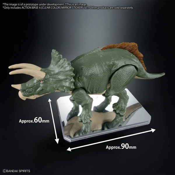 ACTION BASE 6 [CLEAR COLOR] MIRROR STICKERS SET - Image 2
