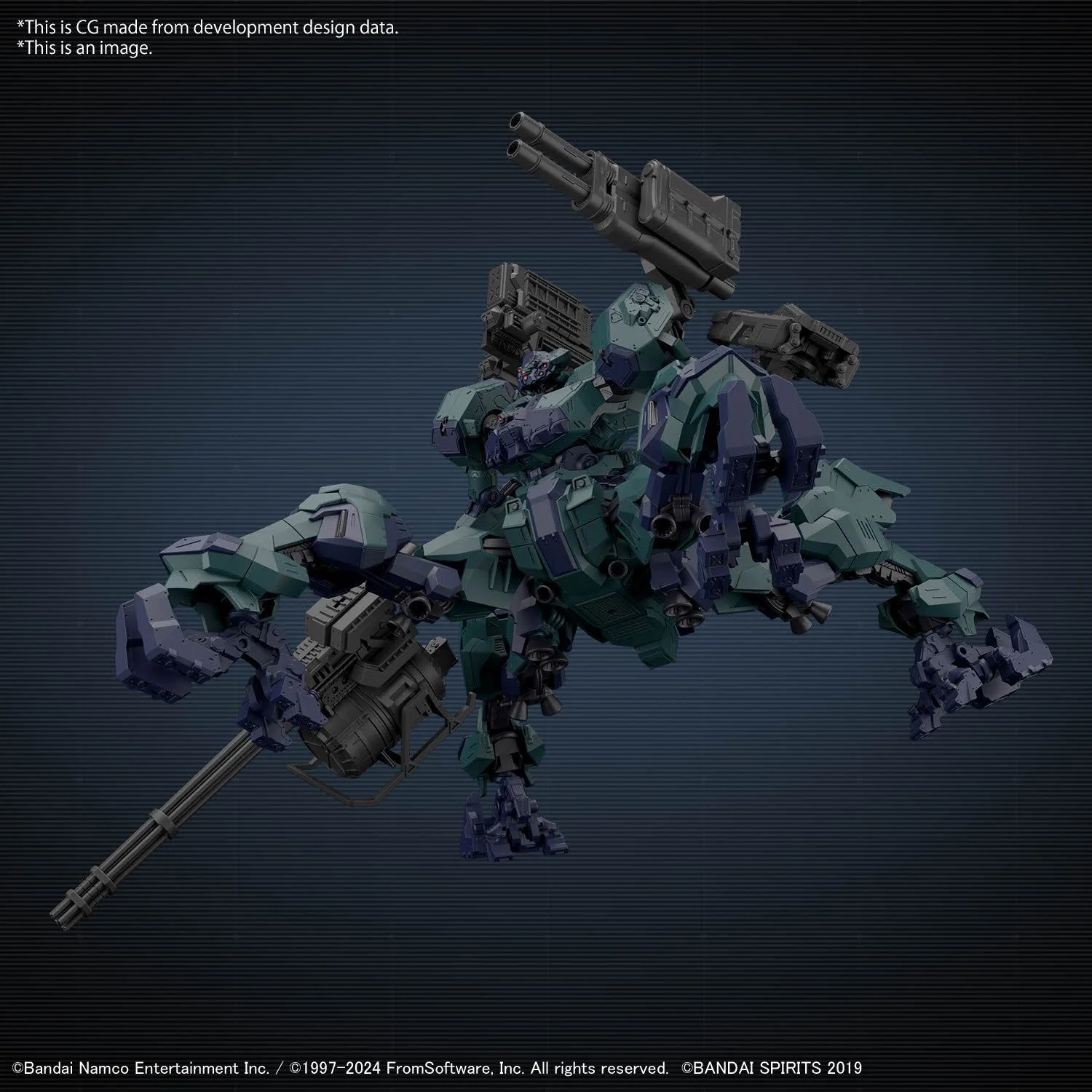 Bandai Hobby ARMORED CORE Ⅵ FIRES OF RUBICON BALAM INDUSTRIES BD-011 MELANDER LIGER TAIL(2024) (Damaged Box) - Image 10