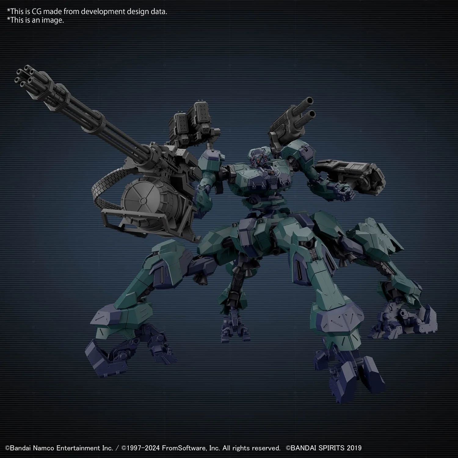 Bandai Hobby ARMORED CORE Ⅵ FIRES OF RUBICON BALAM INDUSTRIES BD-011 MELANDER LIGER TAIL(2024) (Damaged Box) - Image 13