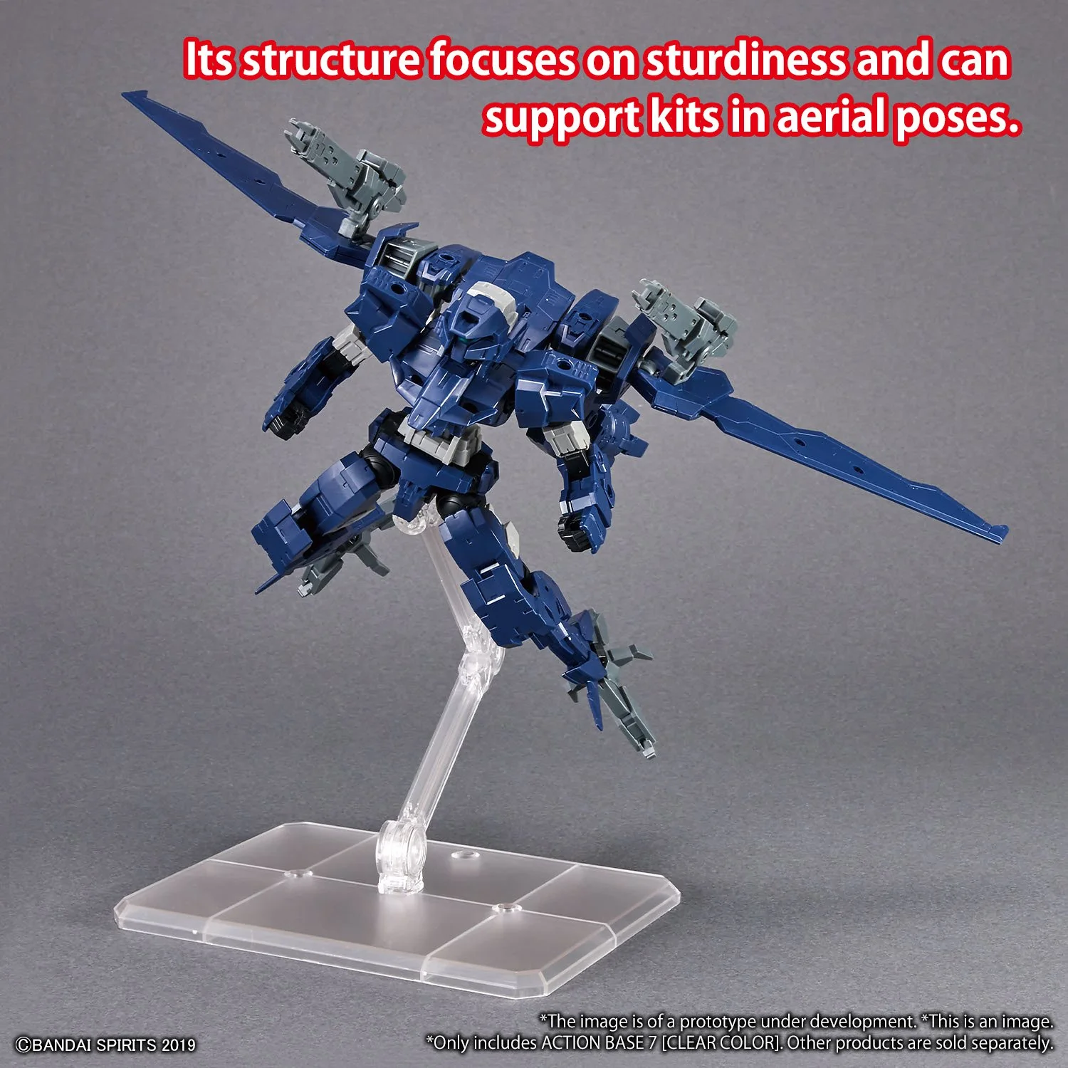 BANDAI ACTION BASE 7 [CLEAR COLOR] - Image 5