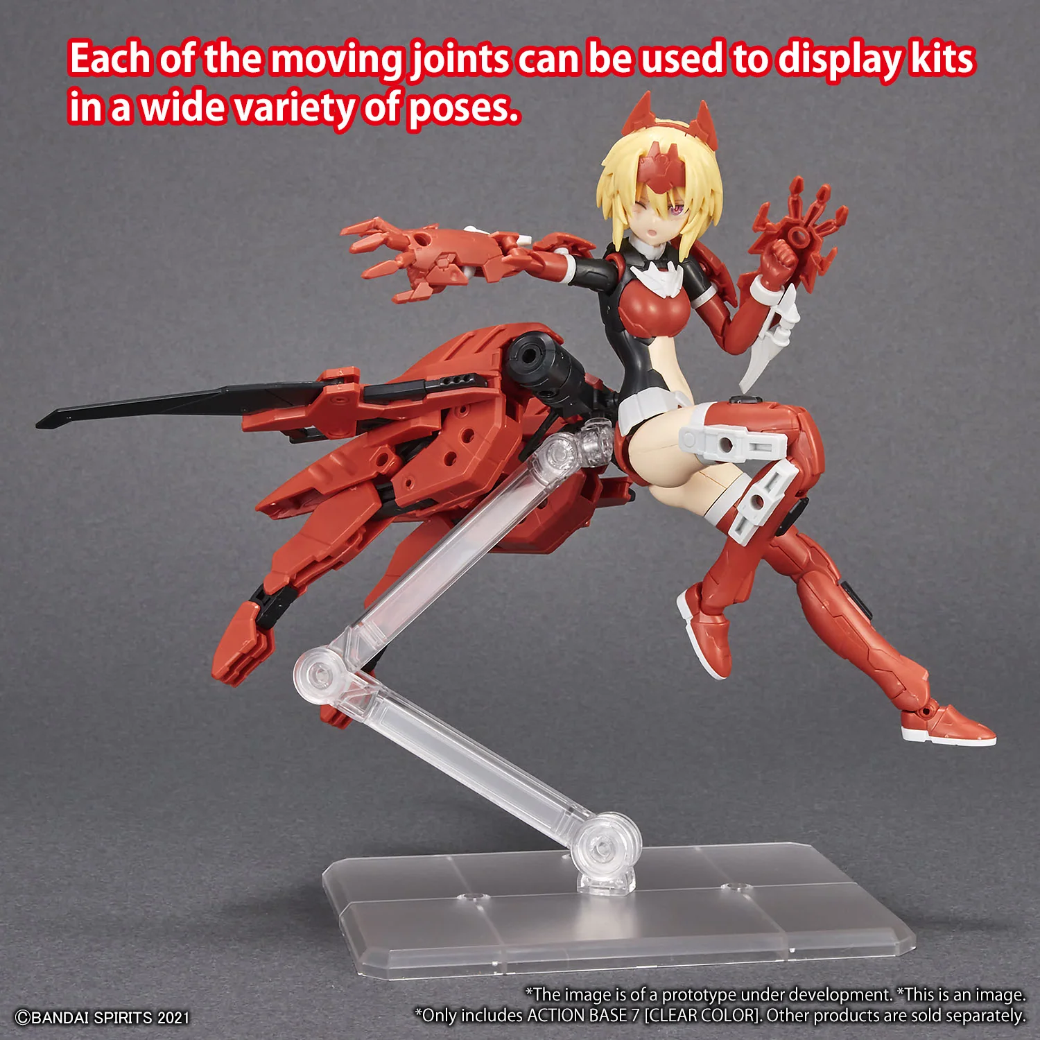 BANDAI ACTION BASE 7 [CLEAR COLOR] - Image 8