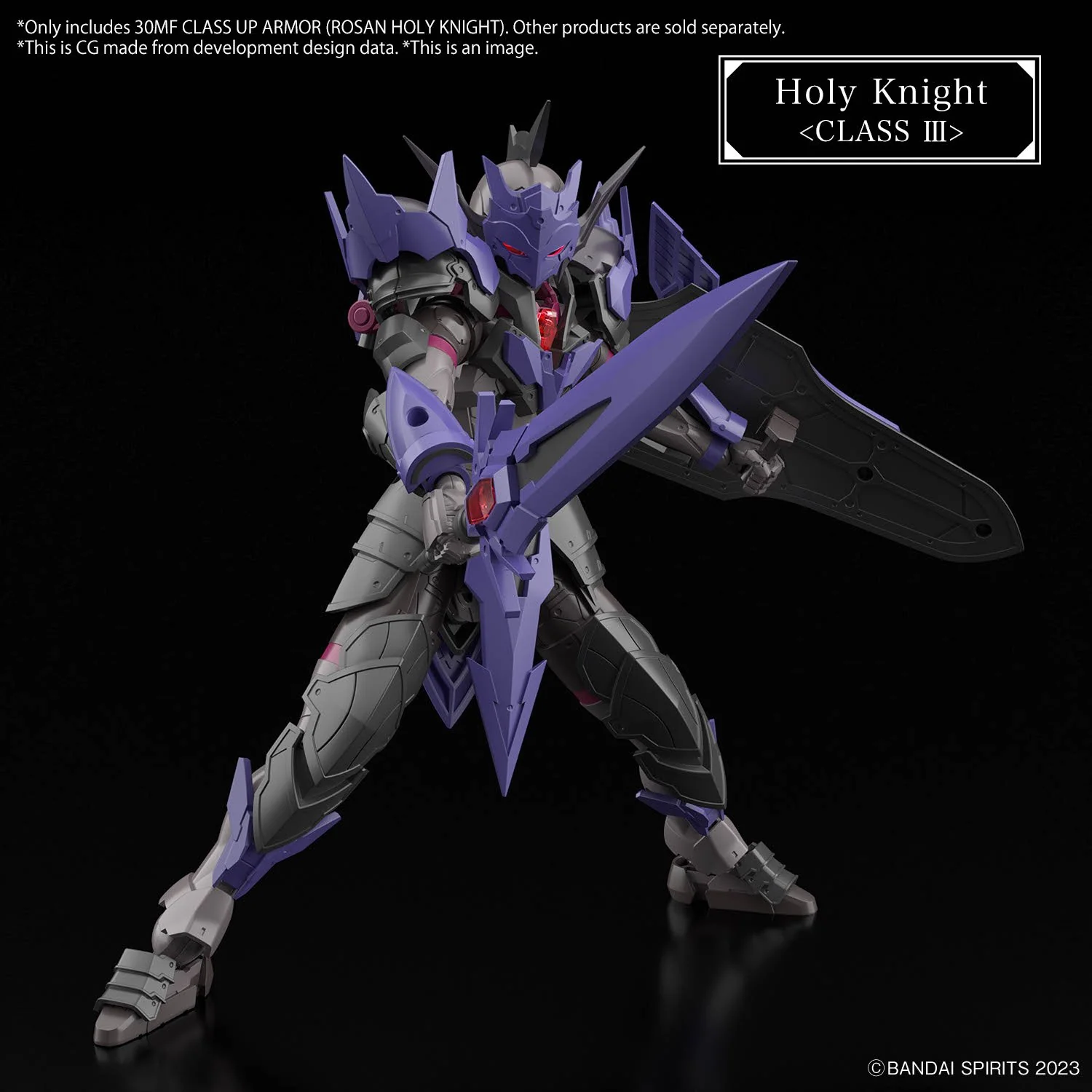 Bandai Hobby BANDAI Hobby 30MF CLASS UP ARMOR (ROSAN HOLY KNIGHT) - Image 7