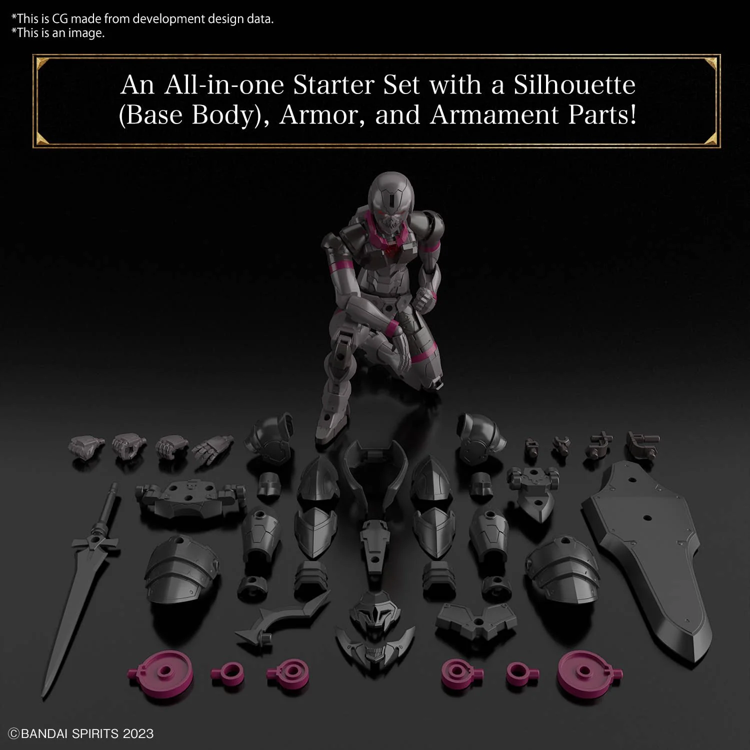 Bandai Hobby BANDAI Hobby 30MF ROSAN KNIGHT - Image 11
