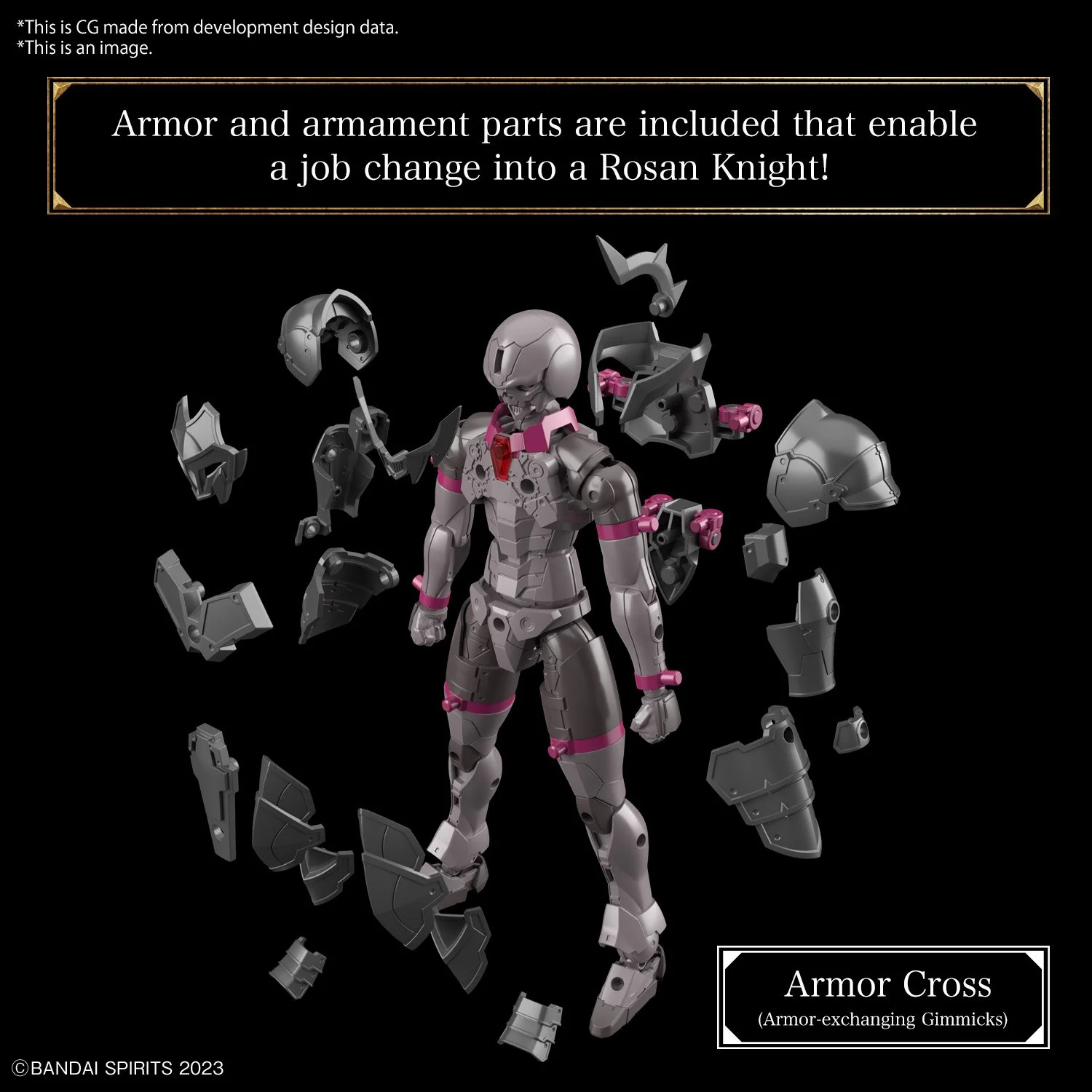 Bandai Hobby BANDAI Hobby 30MF ROSAN KNIGHT - Image 5