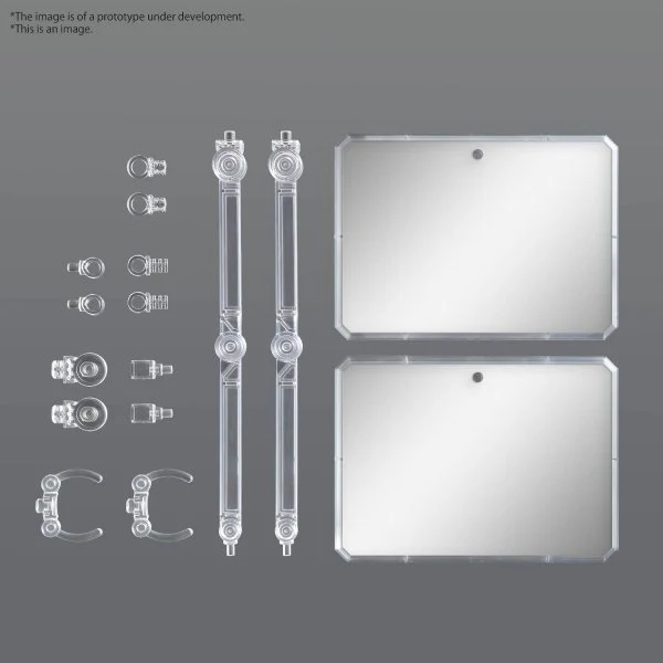BANDAI Hobby ACTION BASE 7 [CLEAR COLOR] MIRROR STICKERS SET - Image 3
