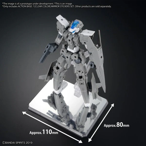 BANDAI Hobby ACTION BASE 7 [CLEAR COLOR] MIRROR STICKERS SET - Image 5