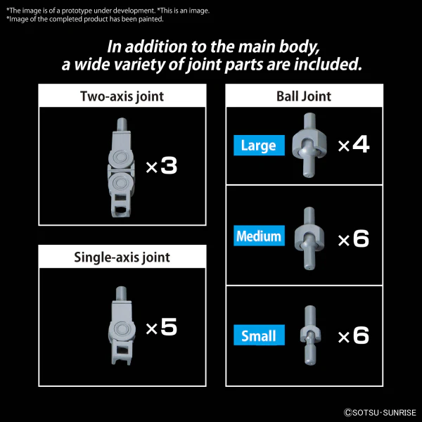 Bandai Hobby OPTION PARTS SET GUNPLA 08 (BALLDEN ARM ARMS)(2024) - Image 6
