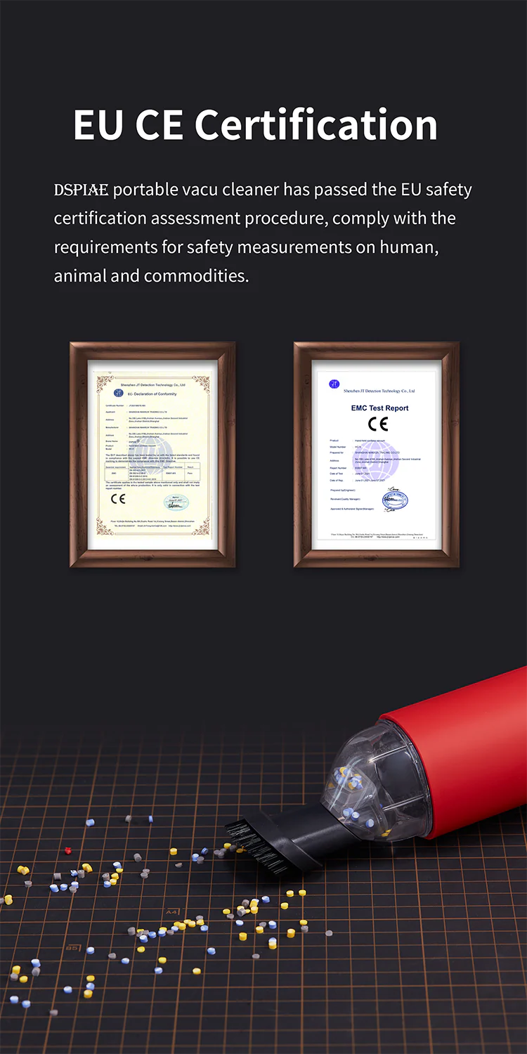 DSPIAE Portable Handheld Vacuum Cleaner - Image 6