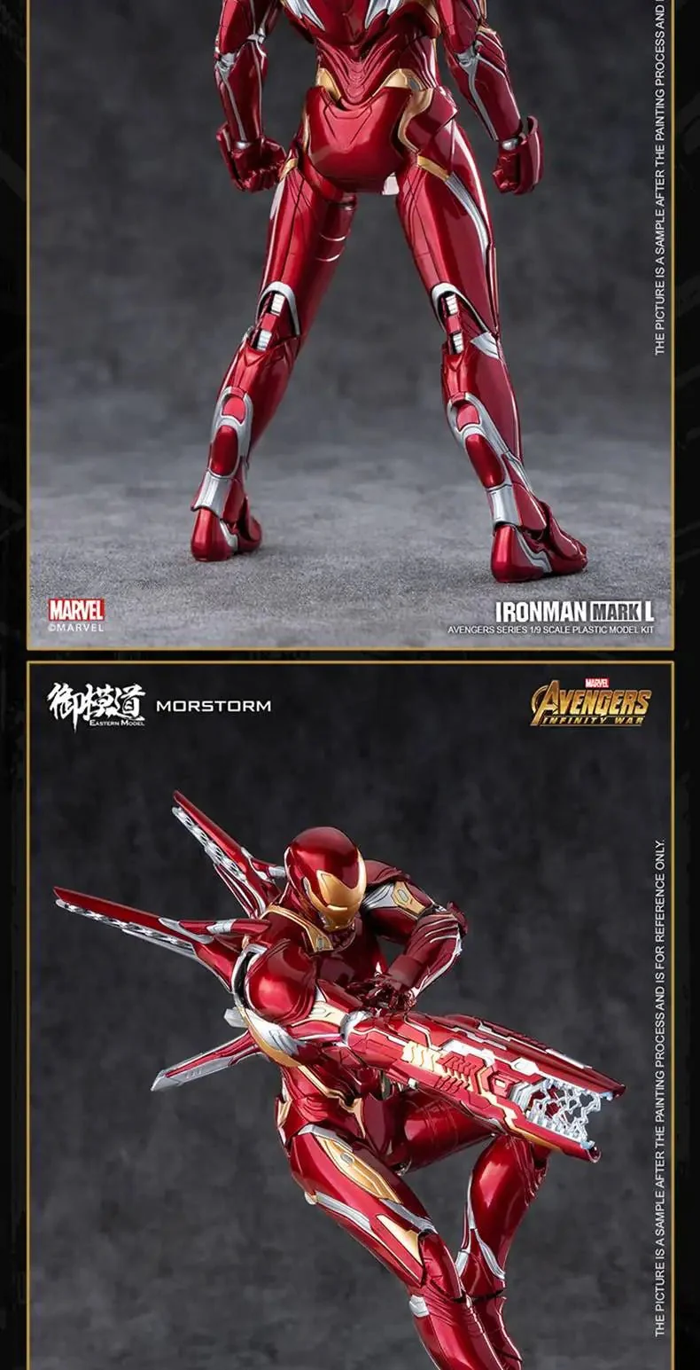 Eastern Model 1/9 Iron Man Mark 50 Pre-painted Model Kit Deluxe Version - Image 4