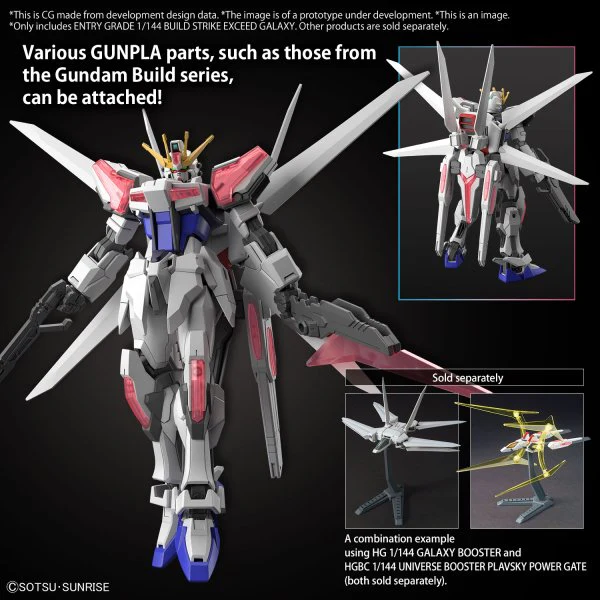 Bandai Hobby ENTRY GRADE 1/144 BUILD STRIKE EXCEED GALAXY - Image 7
