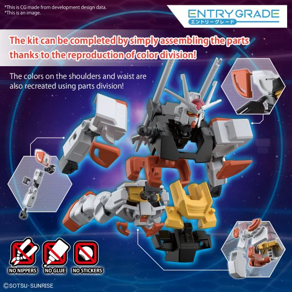 Bandai Hobby ENTRY GRADE 1/144 LAH Gundam(2023) - Image 6