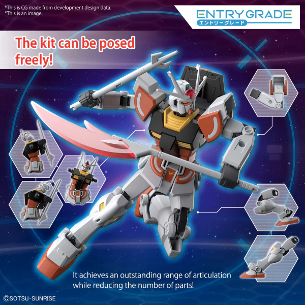 Bandai Hobby ENTRY GRADE 1/144 LAH Gundam(2023) - Image 7