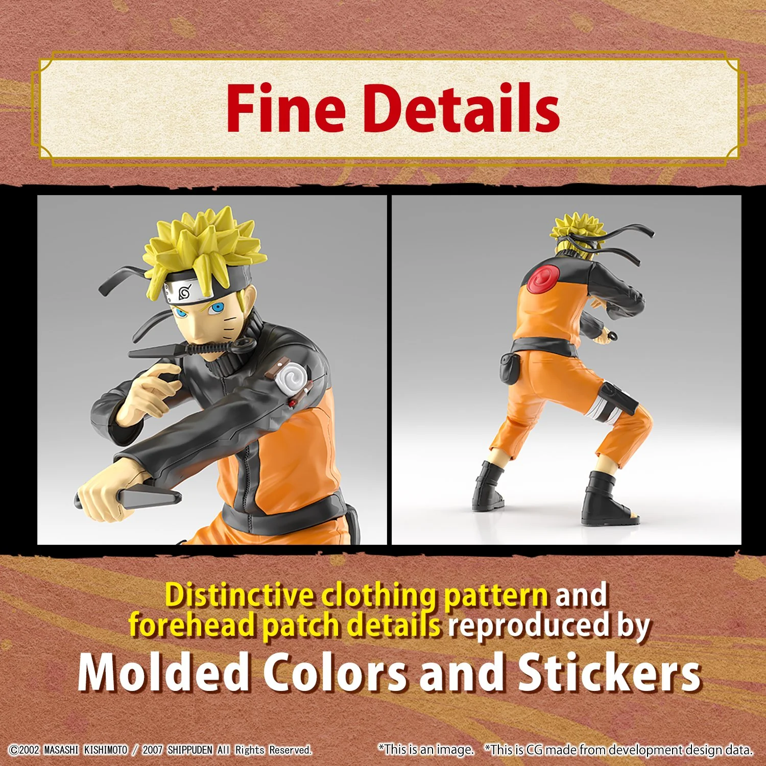 Bandai Hobby ENTRY GRADE UZUMAKI NARUTO (3L) - Image 2