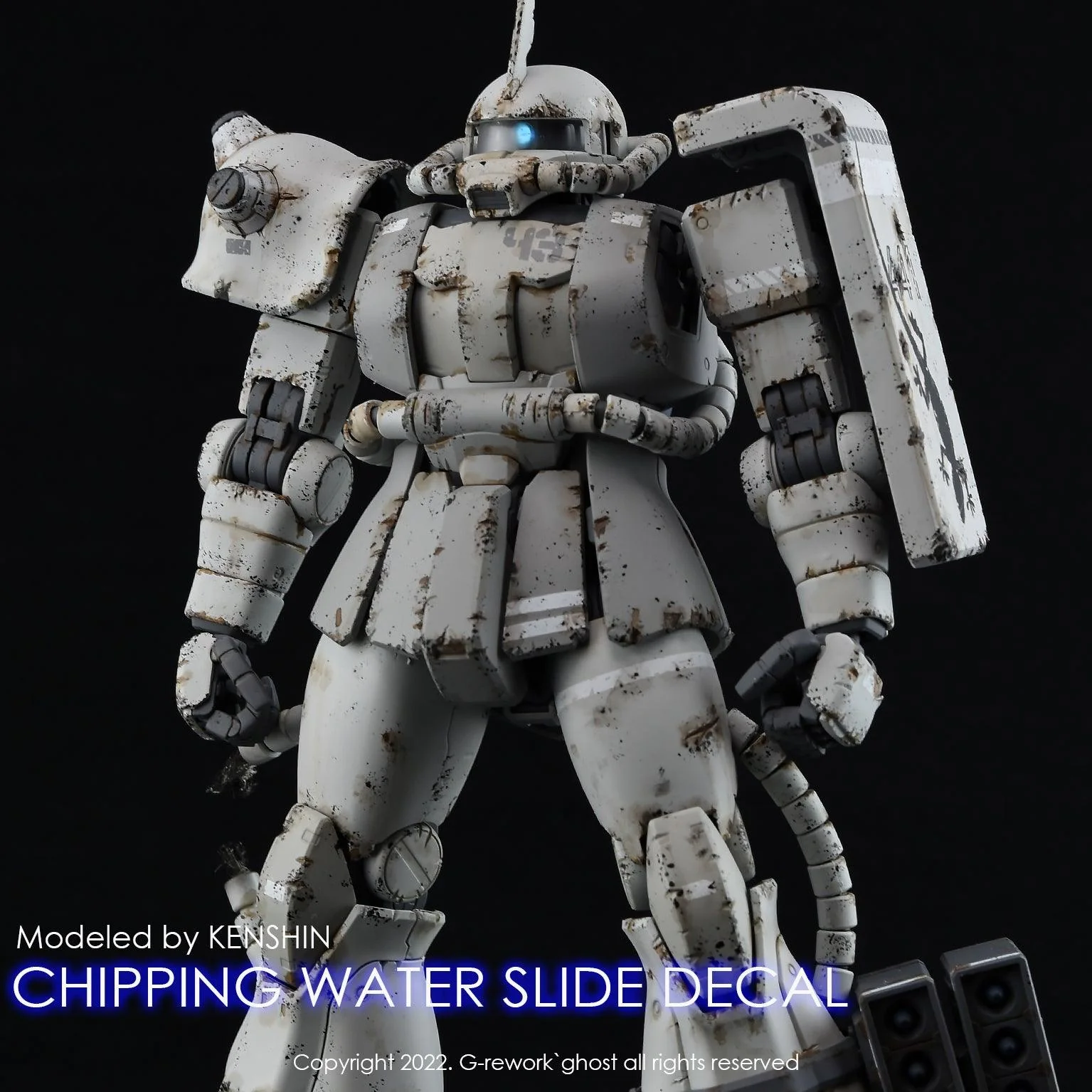 G-Rework CHIPPING DECAL_ZEON_01_WHITE - Image 3