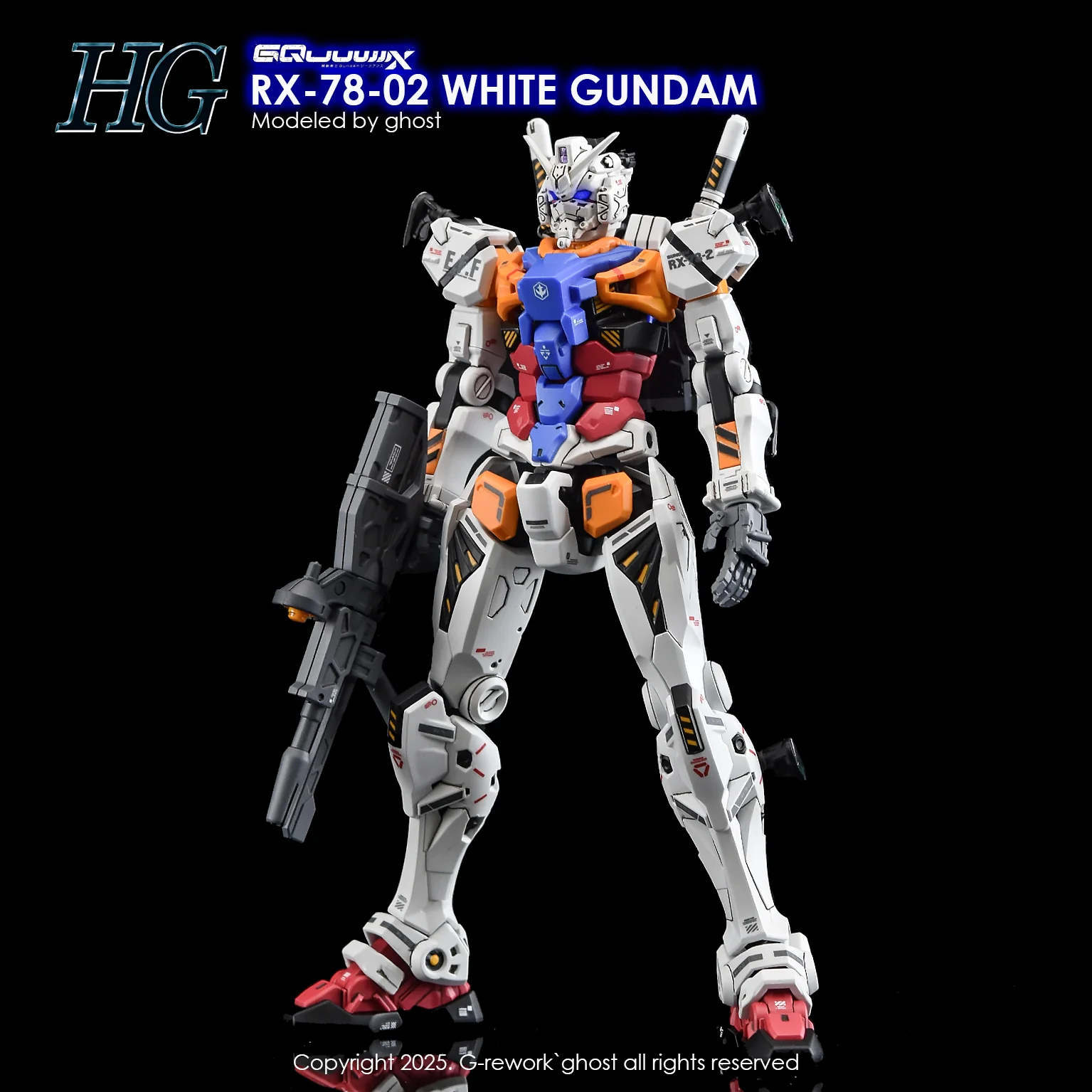 G-Rework Decal [HG] [GQX] WHITE GUNDAM - Image 3