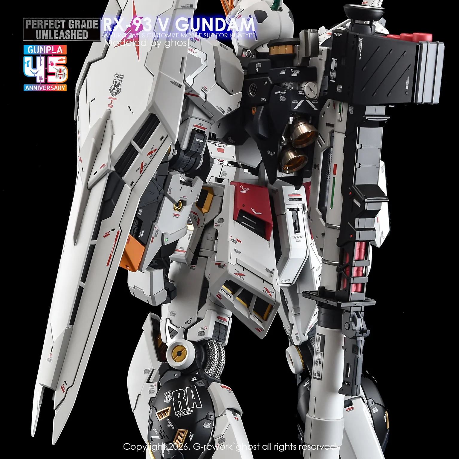 G-Rework Decal [PG] UNLEASHED RX-93 V GUNDAM - Image 11