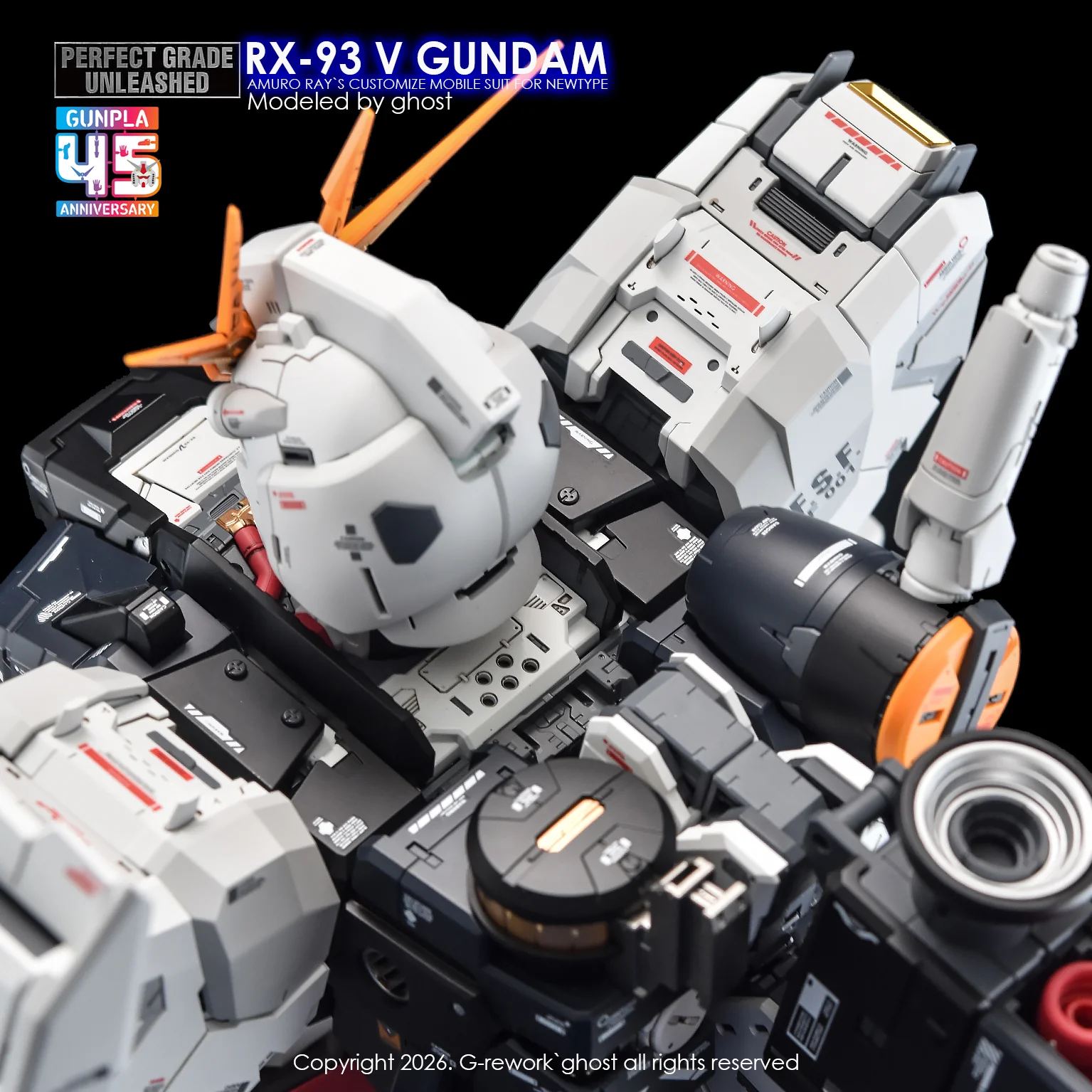 G-Rework Decal [PG] UNLEASHED RX-93 V GUNDAM - Image 12