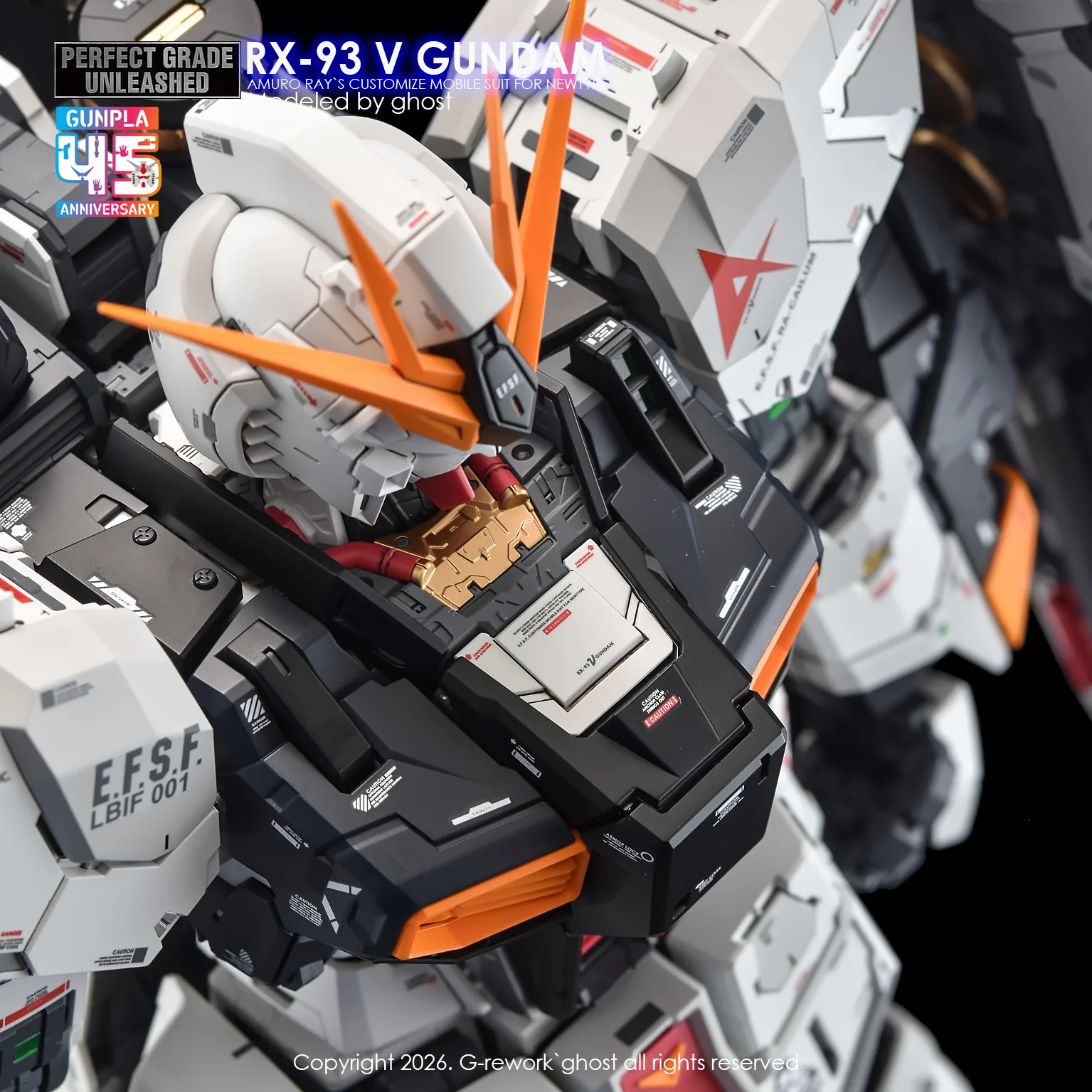 G-Rework Decal [PG] UNLEASHED RX-93 V GUNDAM - Image 13