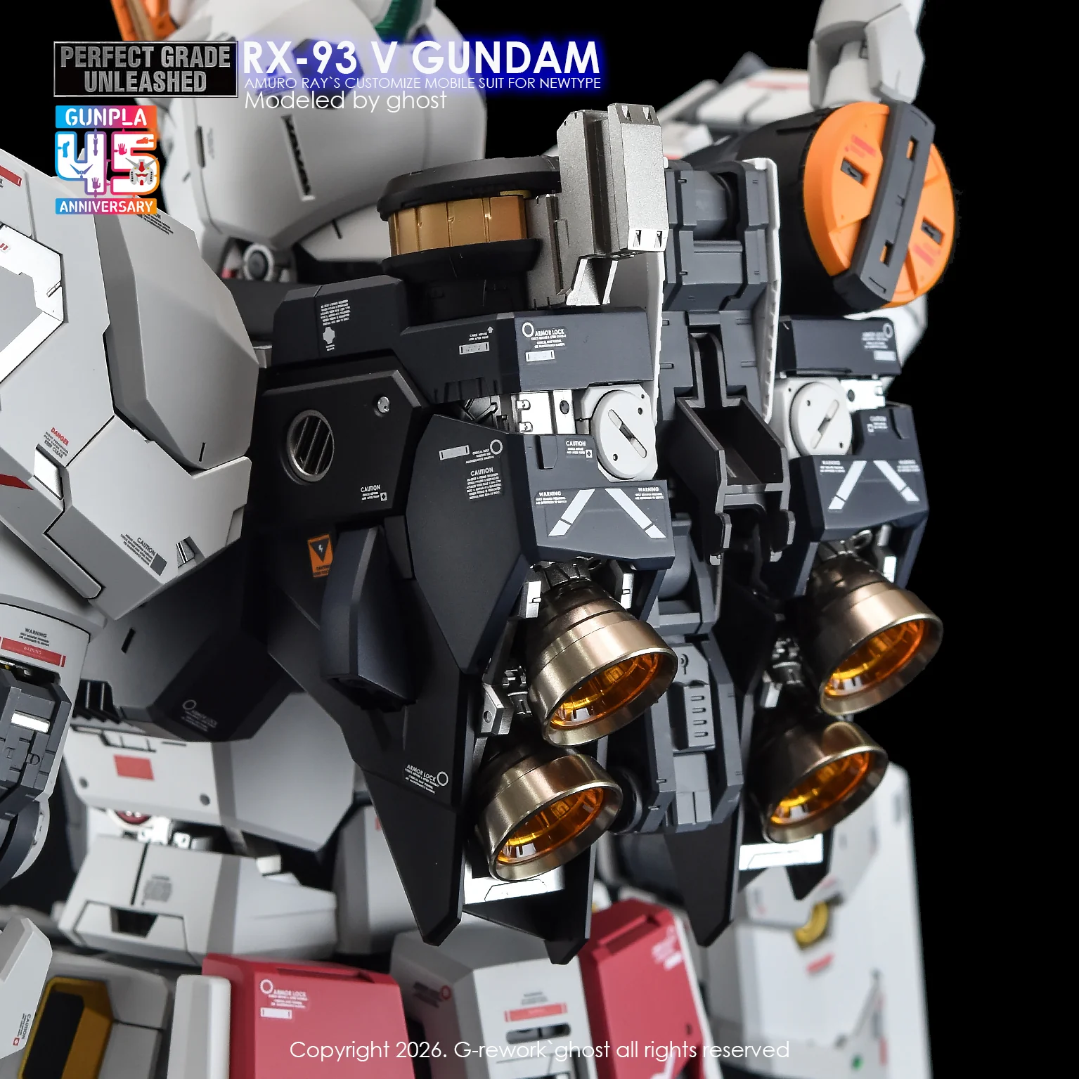 G-Rework Decal [PG] UNLEASHED RX-93 V GUNDAM - Image 14