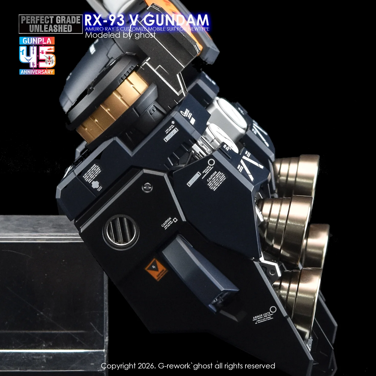 G-Rework Decal [PG] UNLEASHED RX-93 V GUNDAM - Image 16