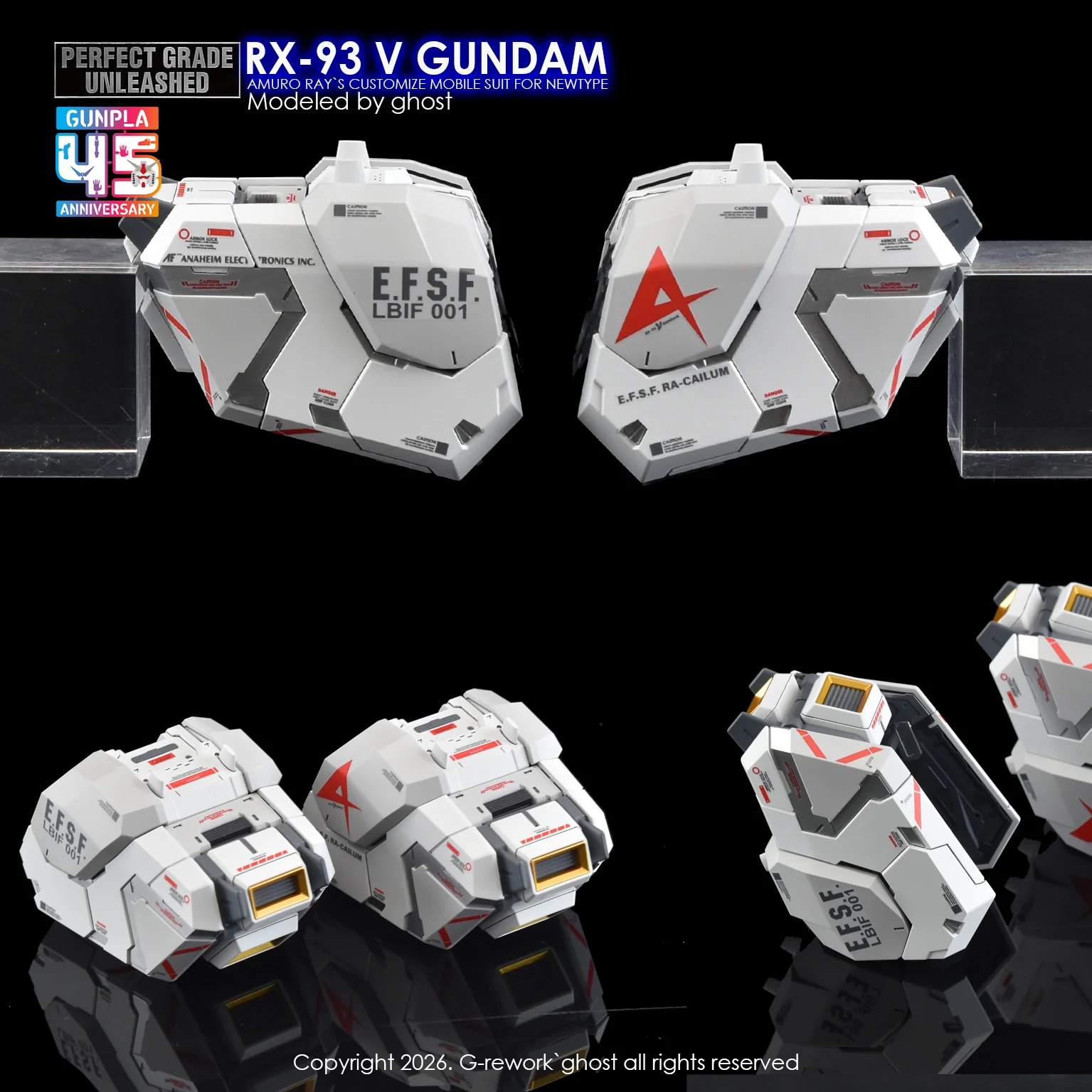 G-Rework Decal [PG] UNLEASHED RX-93 V GUNDAM - Image 18