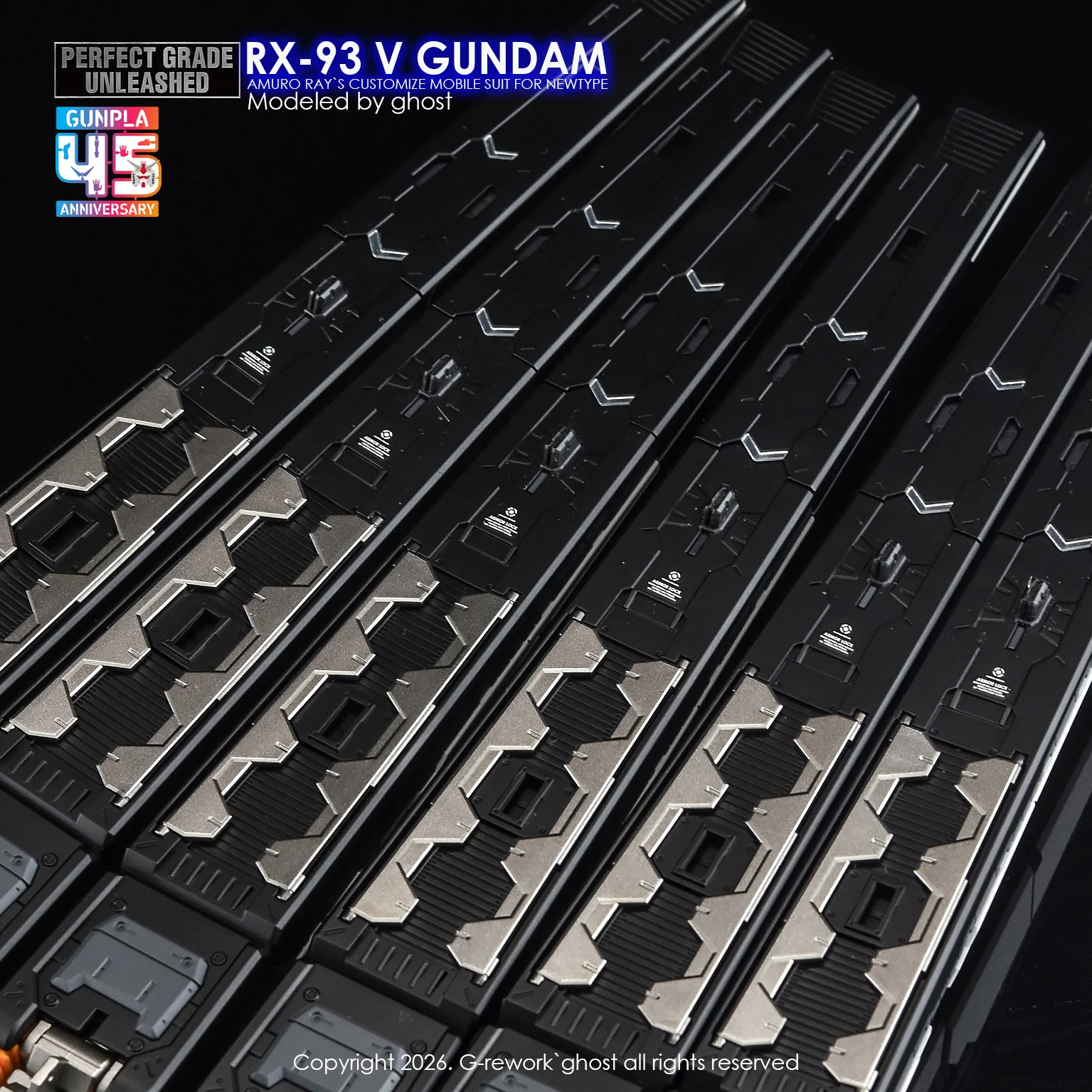 G-Rework Decal [PG] UNLEASHED RX-93 V GUNDAM - Image 22