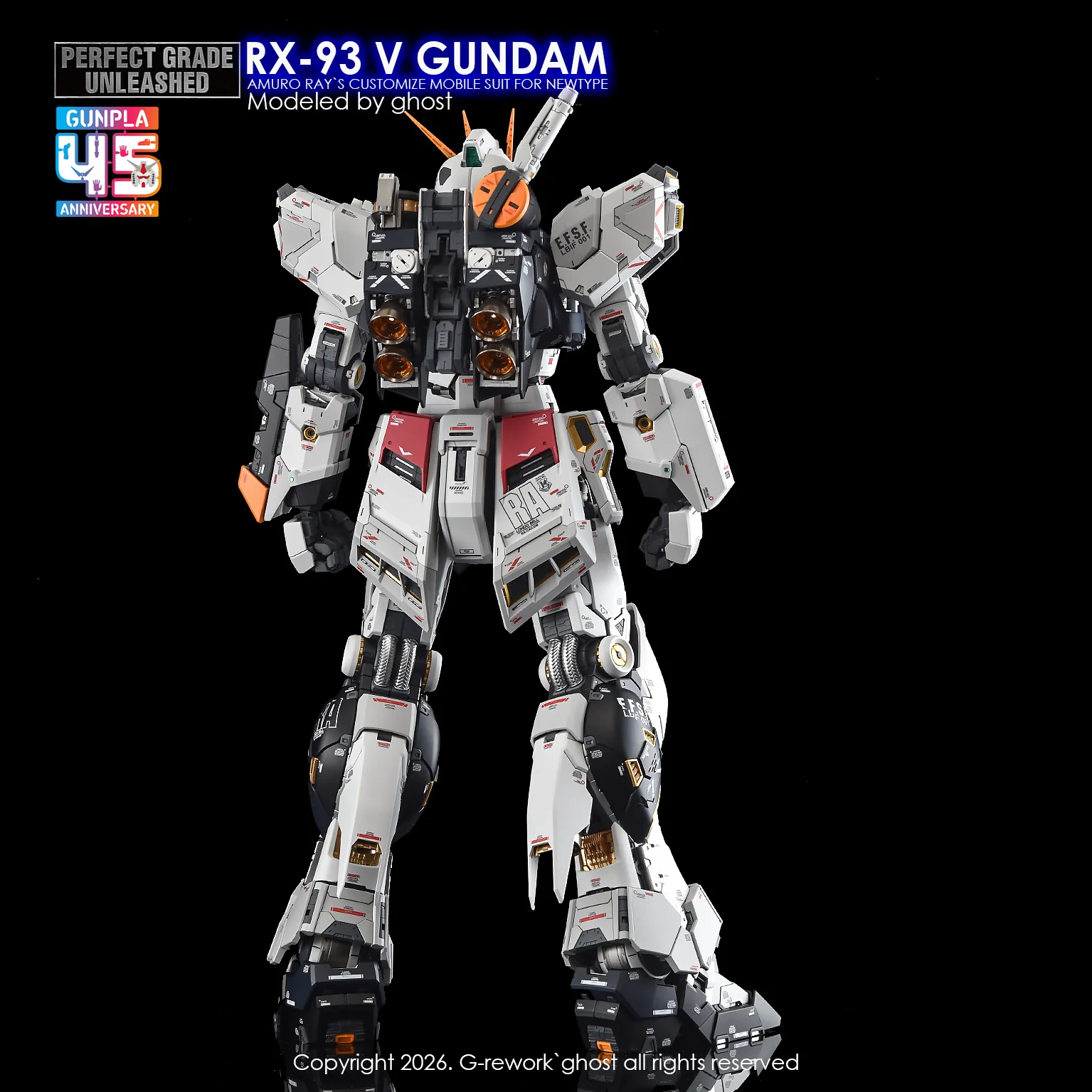 G-Rework Decal [PG] UNLEASHED RX-93 V GUNDAM - Image 25