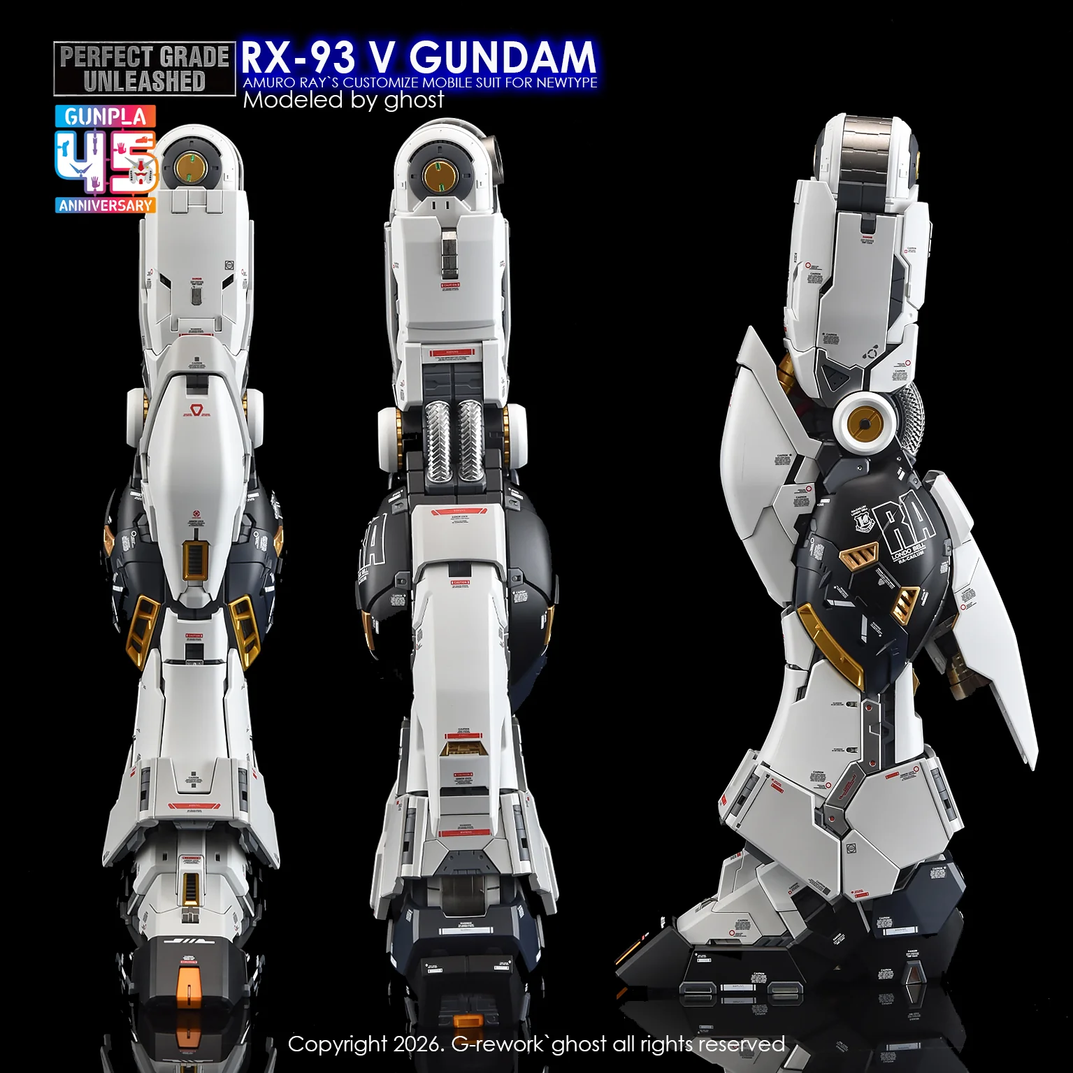 G-Rework Decal [PG] UNLEASHED RX-93 V GUNDAM - Image 37