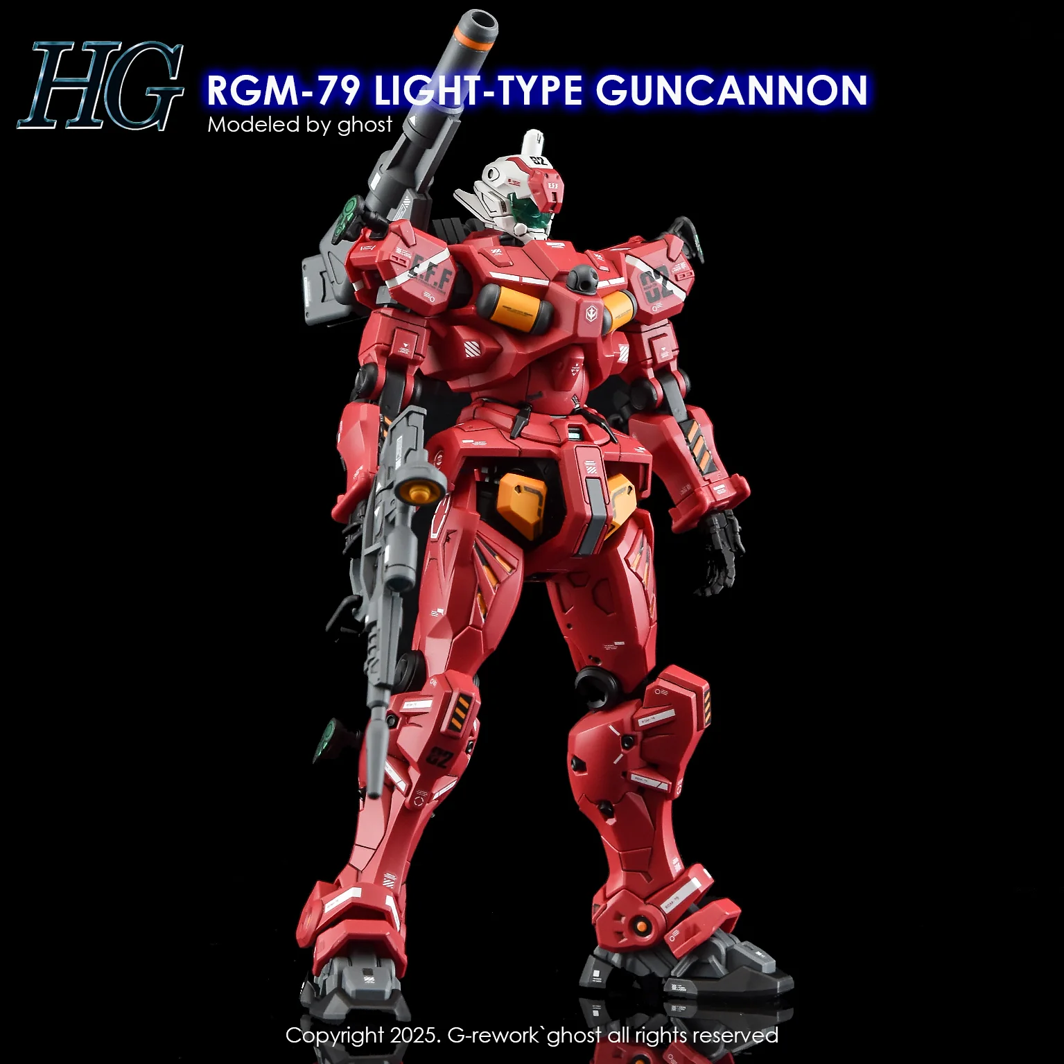 G-Rework [HG] [GQX] LIGHT-TYPE GUNCANNON - Image 3