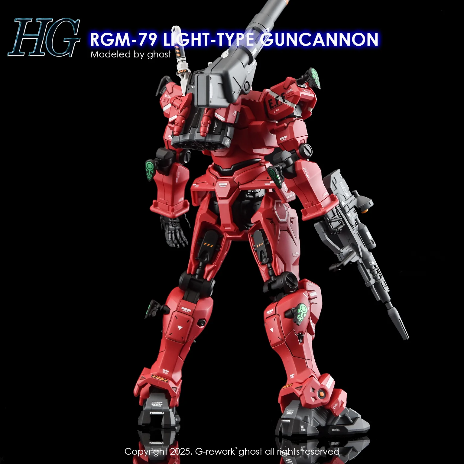 G-Rework [HG] [GQX] LIGHT-TYPE GUNCANNON - Image 4