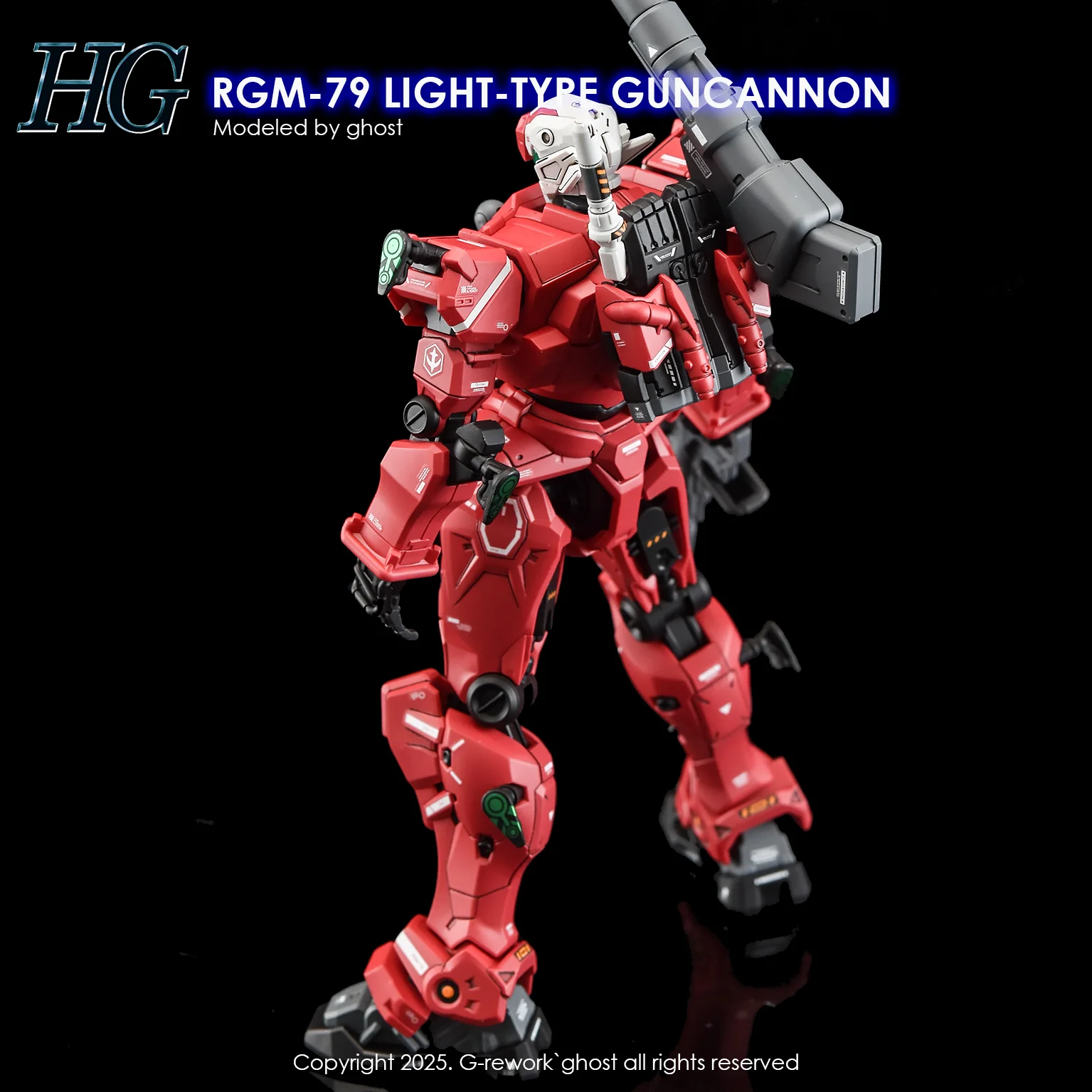 G-Rework [HG] [GQX] LIGHT-TYPE GUNCANNON - Image 5