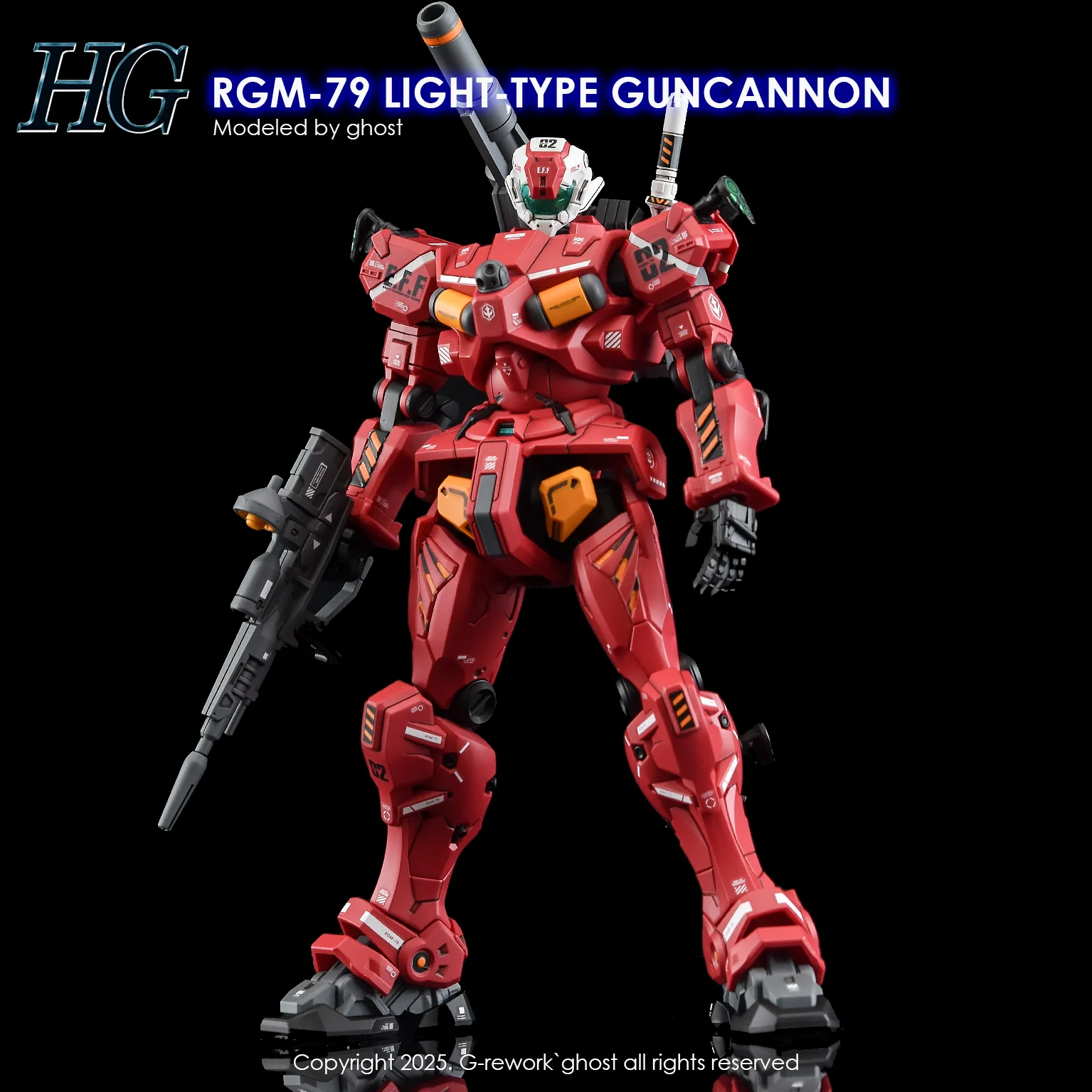 G-Rework [HG] [GQX] LIGHT-TYPE GUNCANNON - Image 7