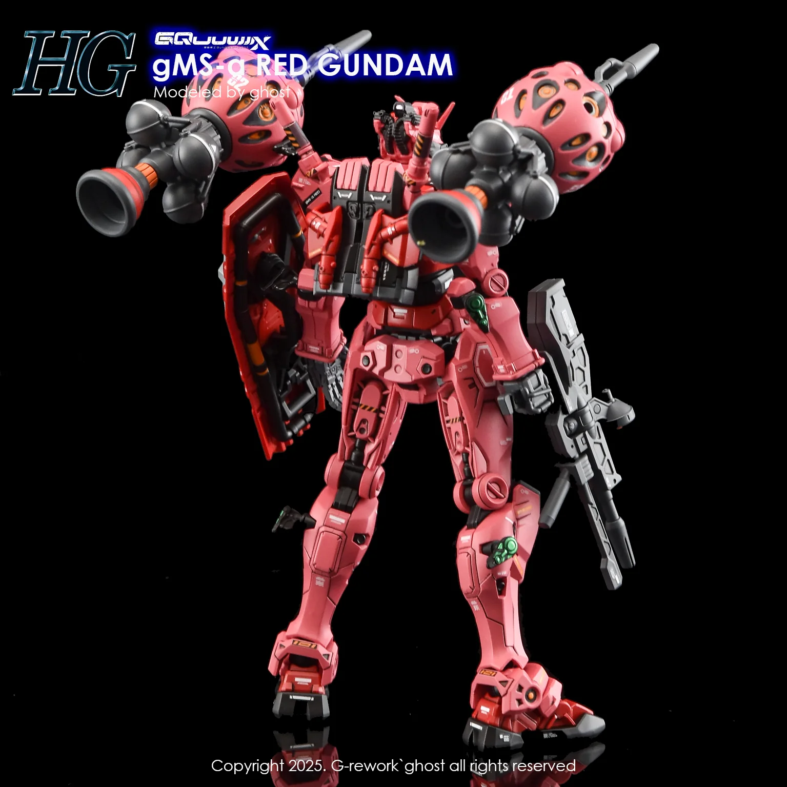 G-Rework [HG] [GQX] RED GUNDAM - Image 11