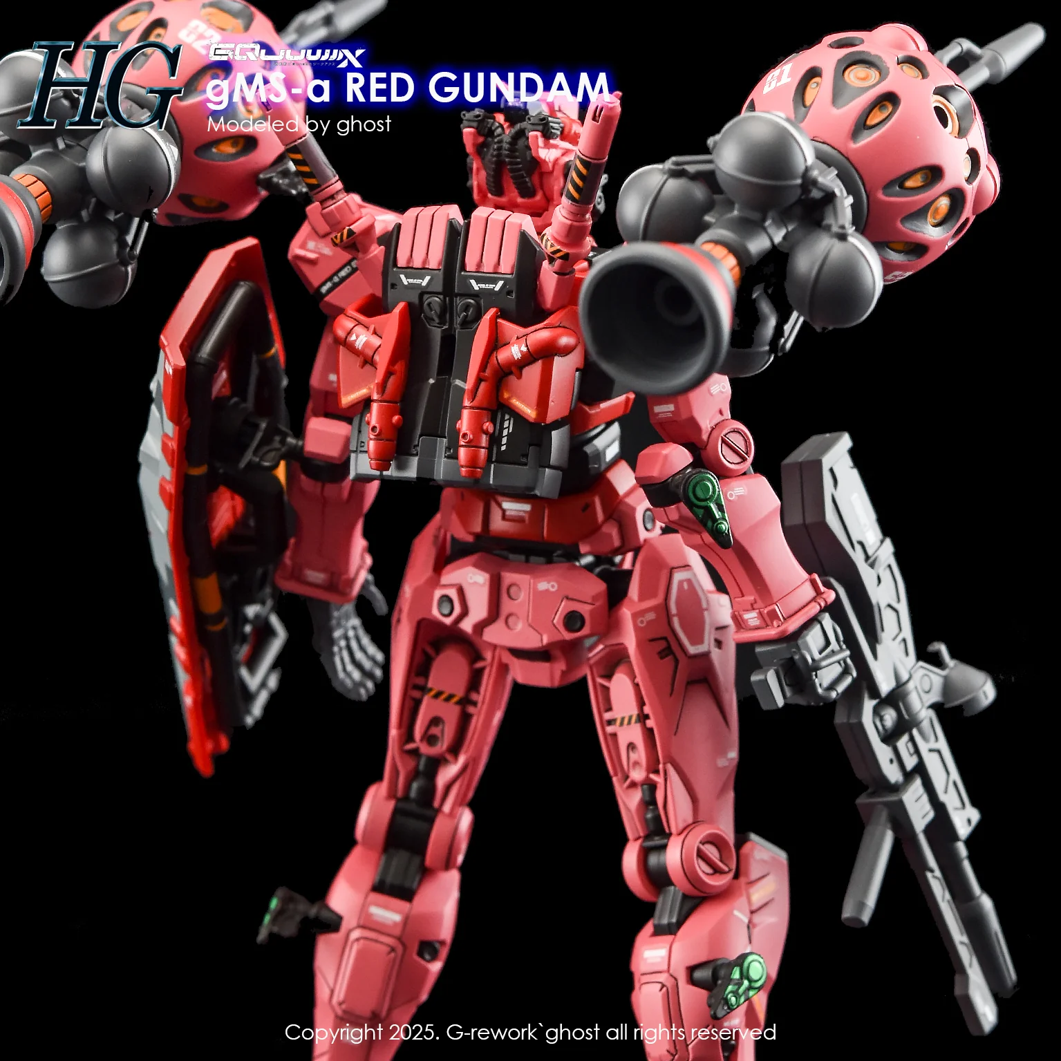 G-Rework [HG] [GQX] RED GUNDAM - Image 16