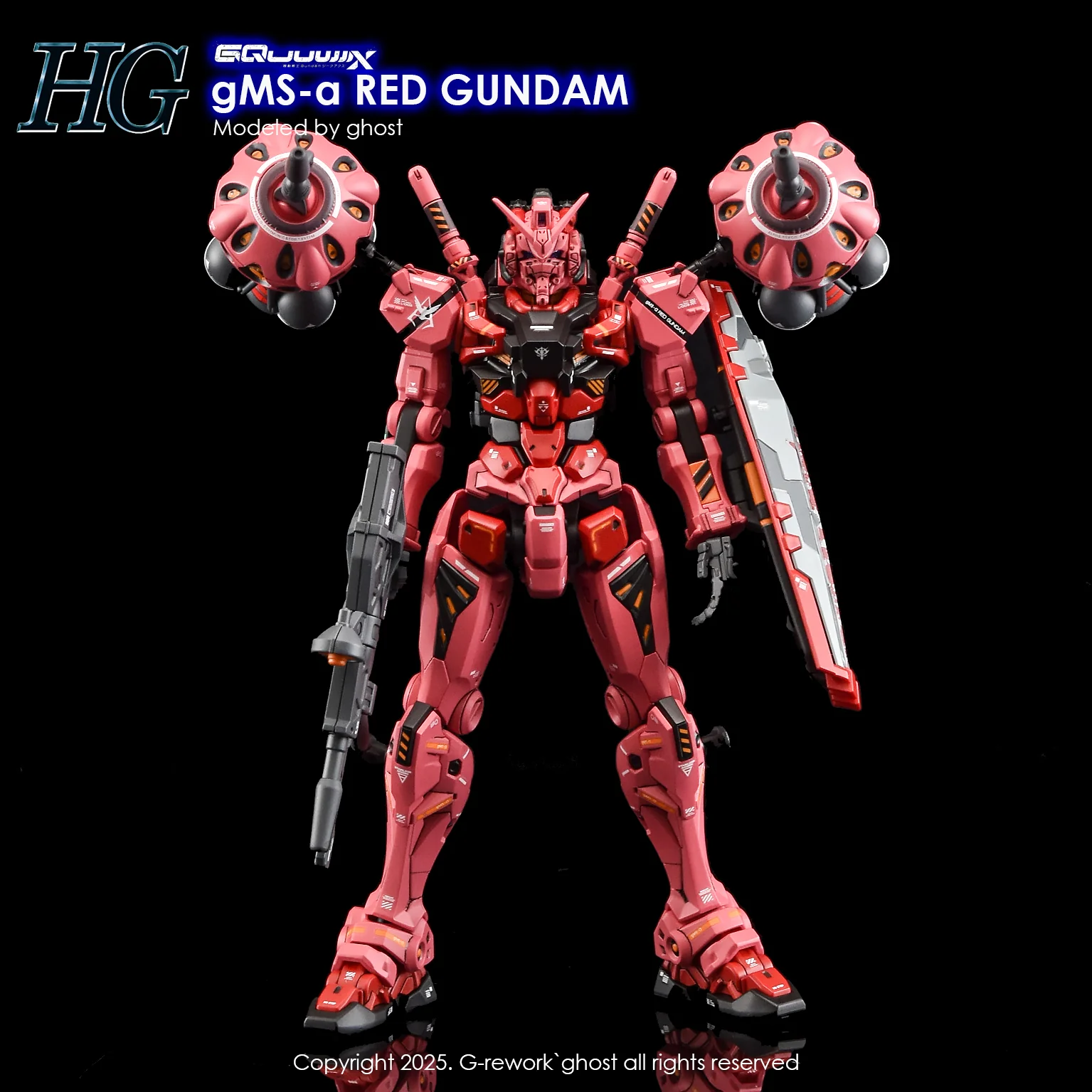 G-Rework [HG] [GQX] RED GUNDAM - Image 6