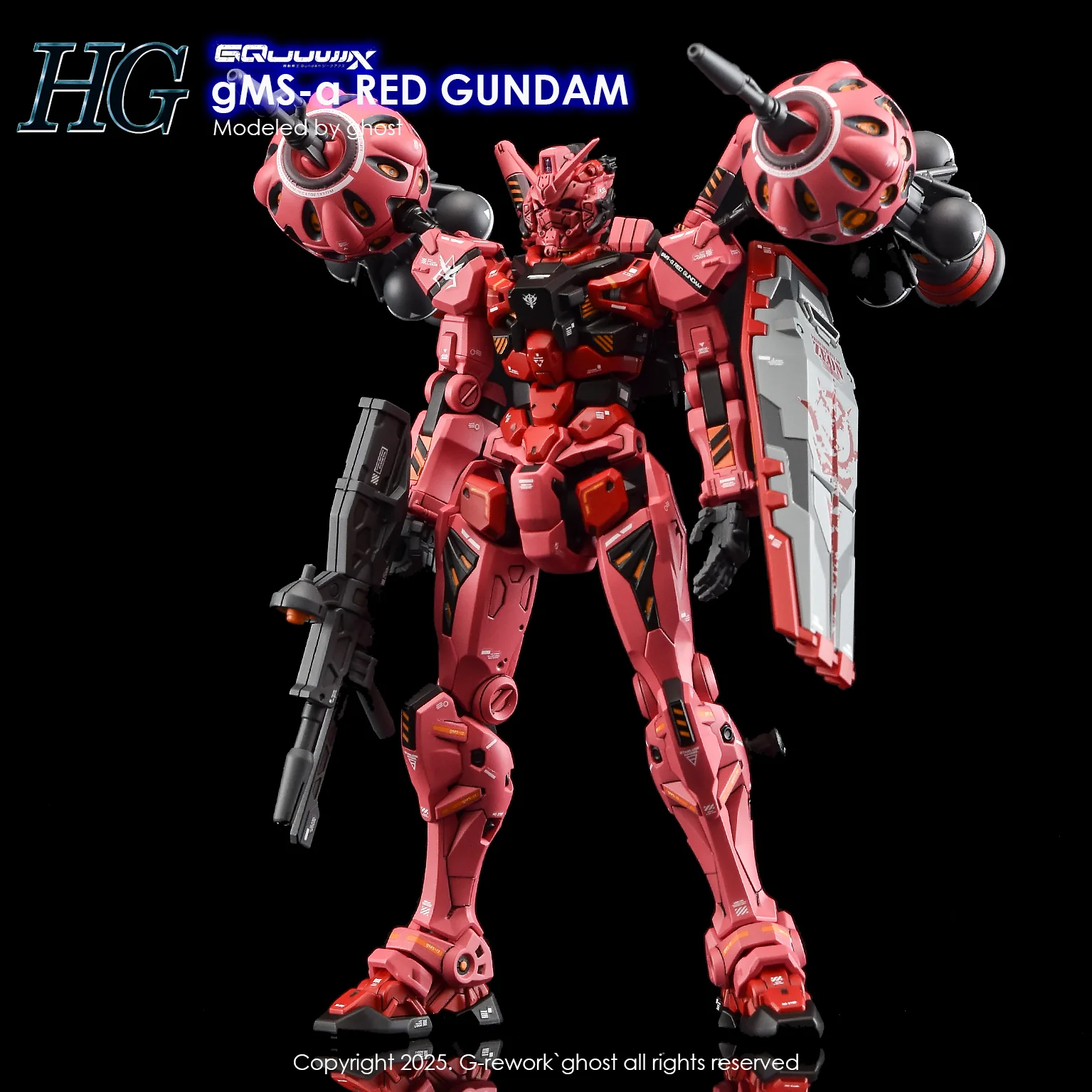 G-Rework [HG] [GQX] RED GUNDAM - Image 7