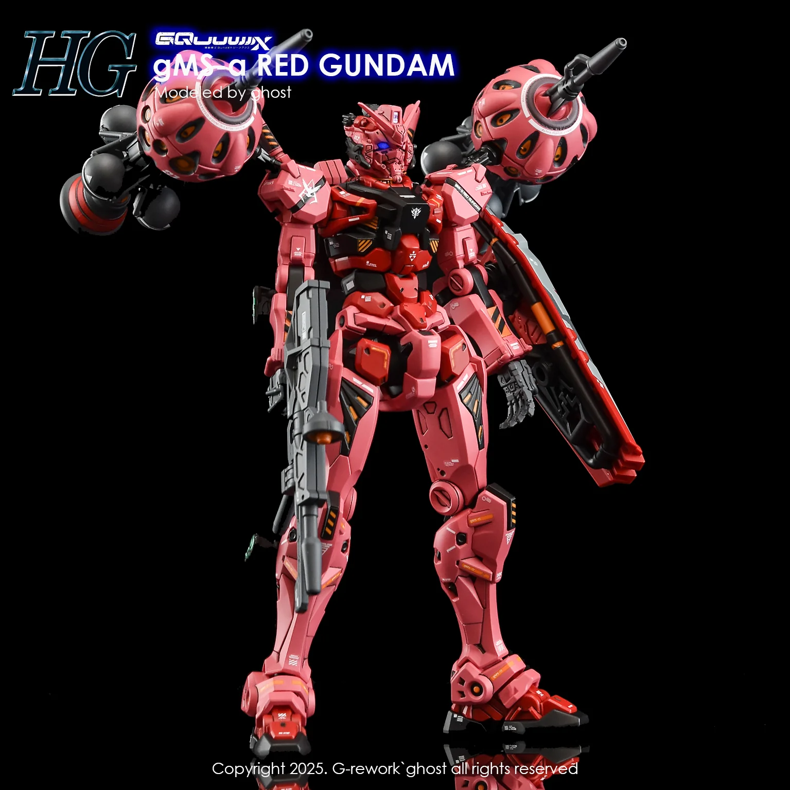 G-Rework [HG] [GQX] RED GUNDAM - Image 8