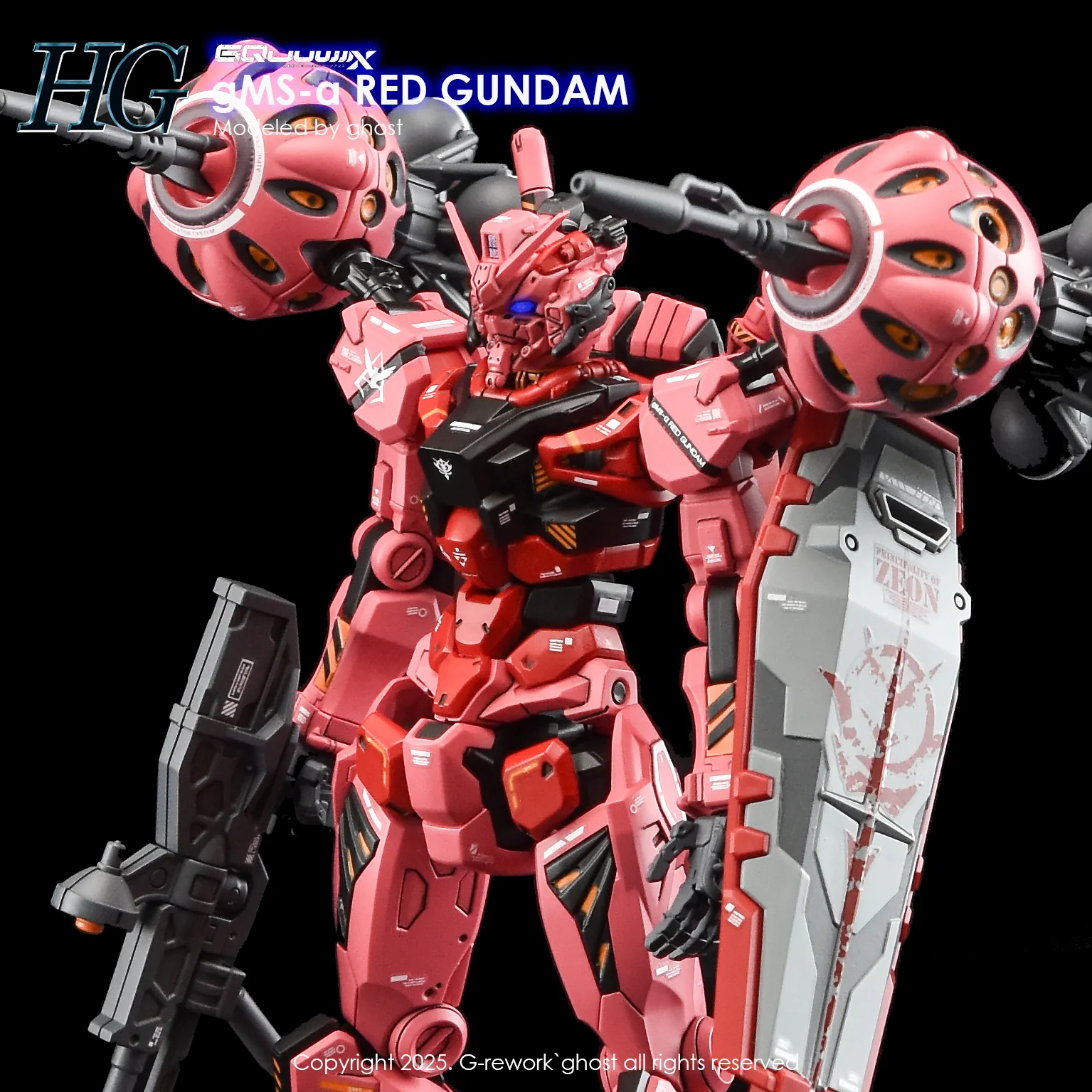 G-Rework [HG] [GQX] RED GUNDAM - Image 9