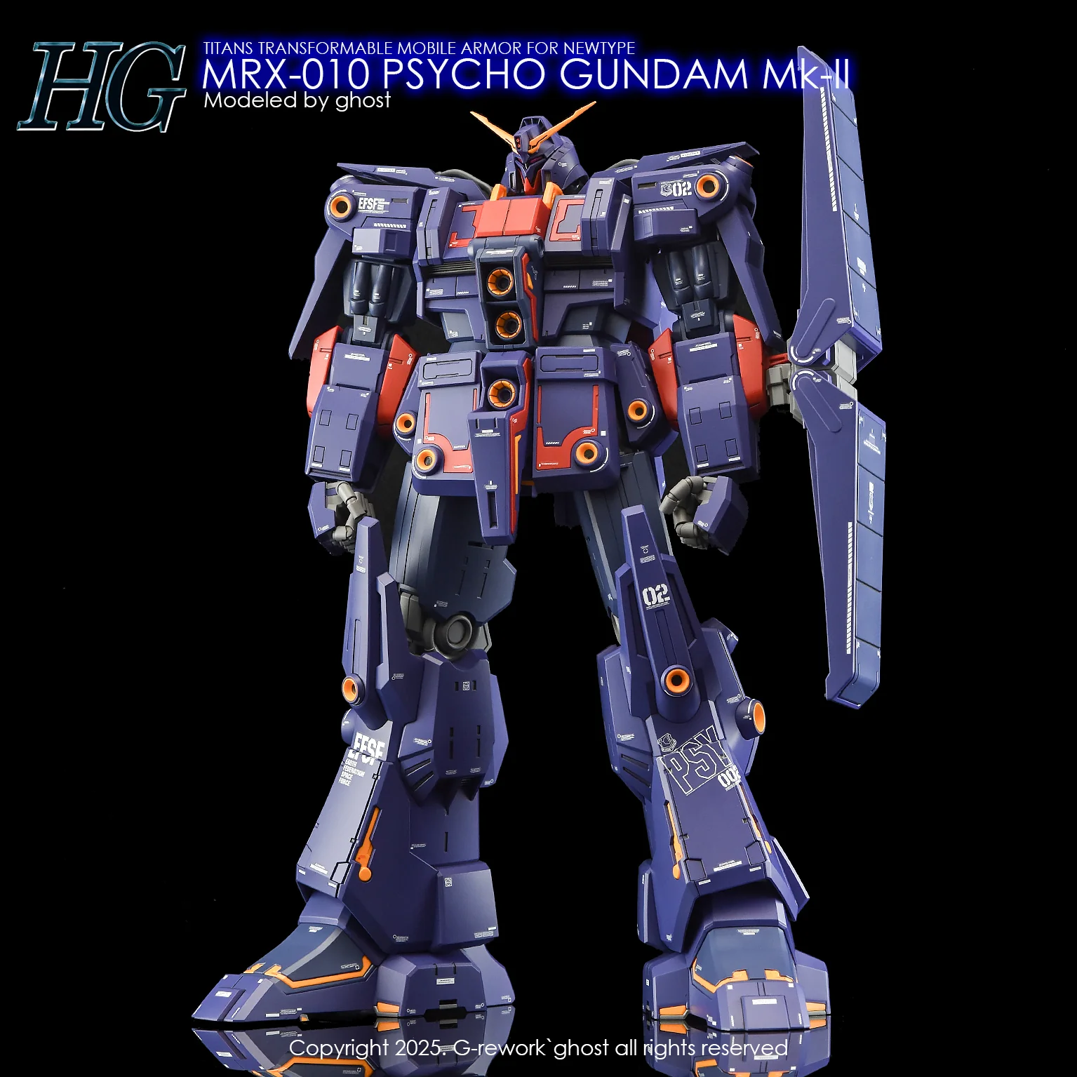 G-Rework [HG] PSYCHO GUNDAM Mk2 - Image 2