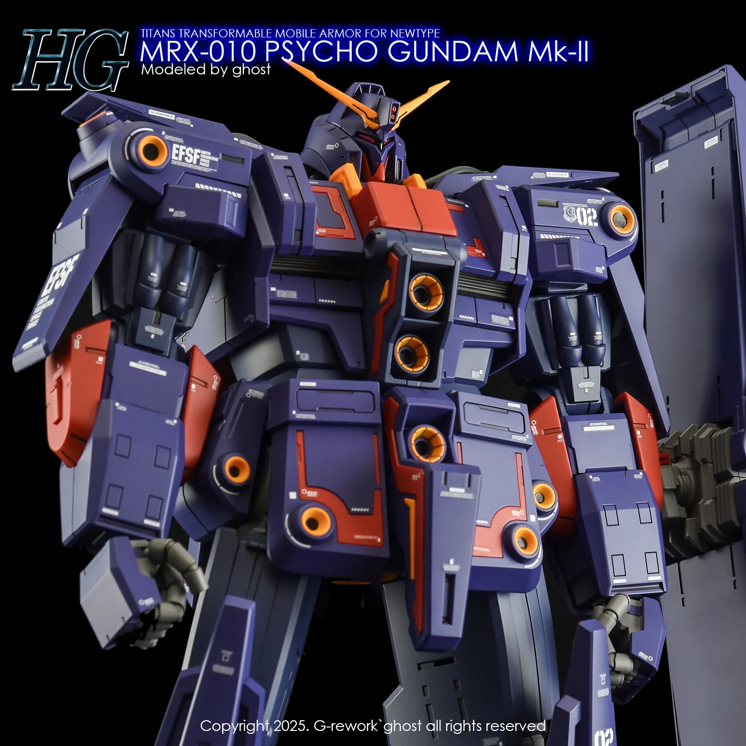 G-Rework [HG] PSYCHO GUNDAM Mk2 - Image 24