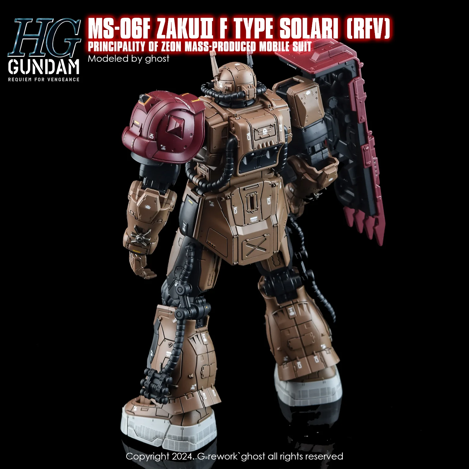 G-Rework [HG] [RFV] MS-O6F ZAKUII F TYPE SOLARI - Image 12
