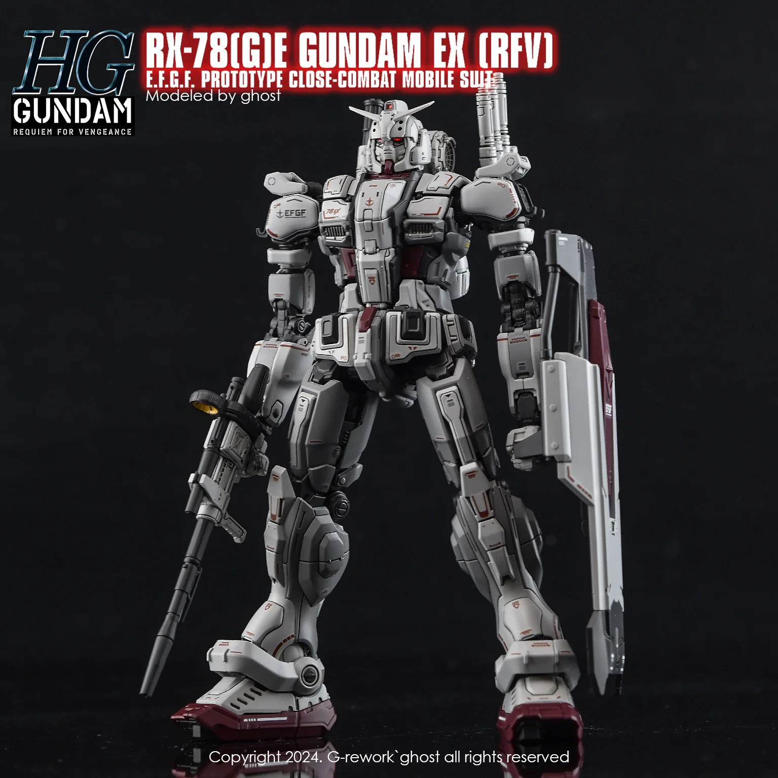 G-Rework [HG] [RFV] RX-78[G]E GUNDAM EX - Image 5