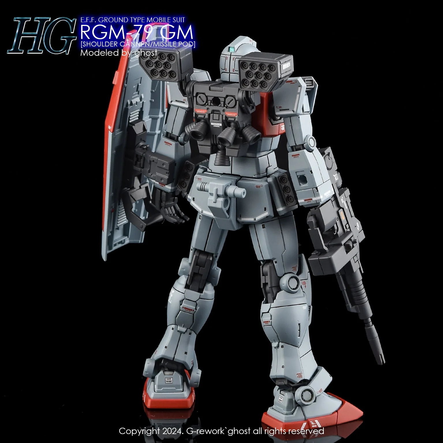 G-Rework [HG] RGM-79 GM [MISSILE POD] - Image 7