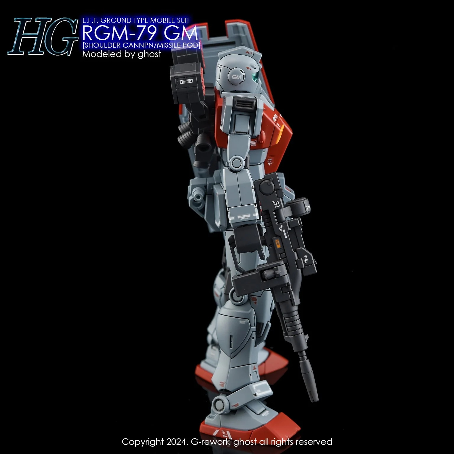 G-Rework [HG] RGM-79 GM [MISSILE POD] - Image 8
