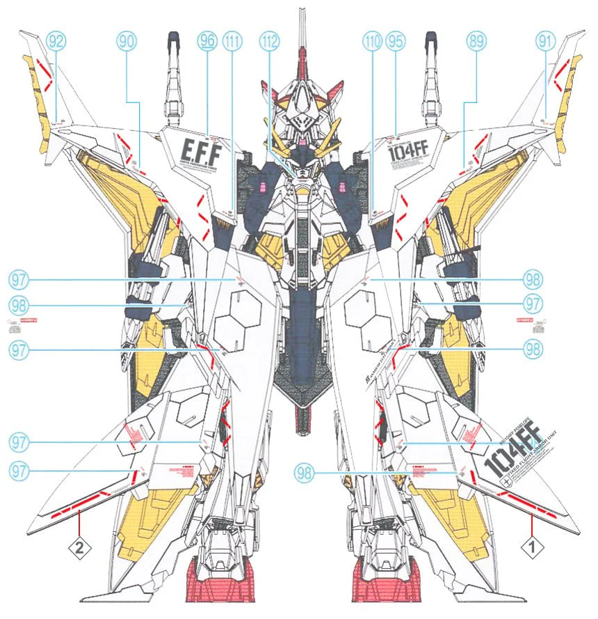 G-Rework [HG] RX-104FF PENELOPE - Image 4