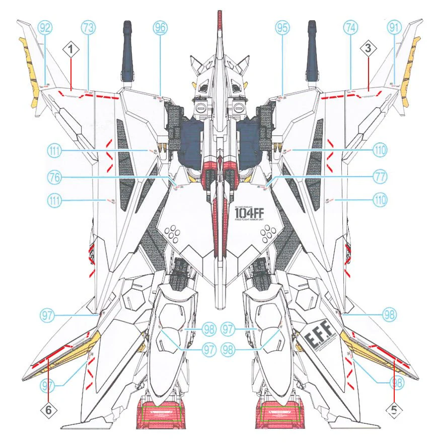 G-Rework [HG] RX-104FF PENELOPE - Image 5