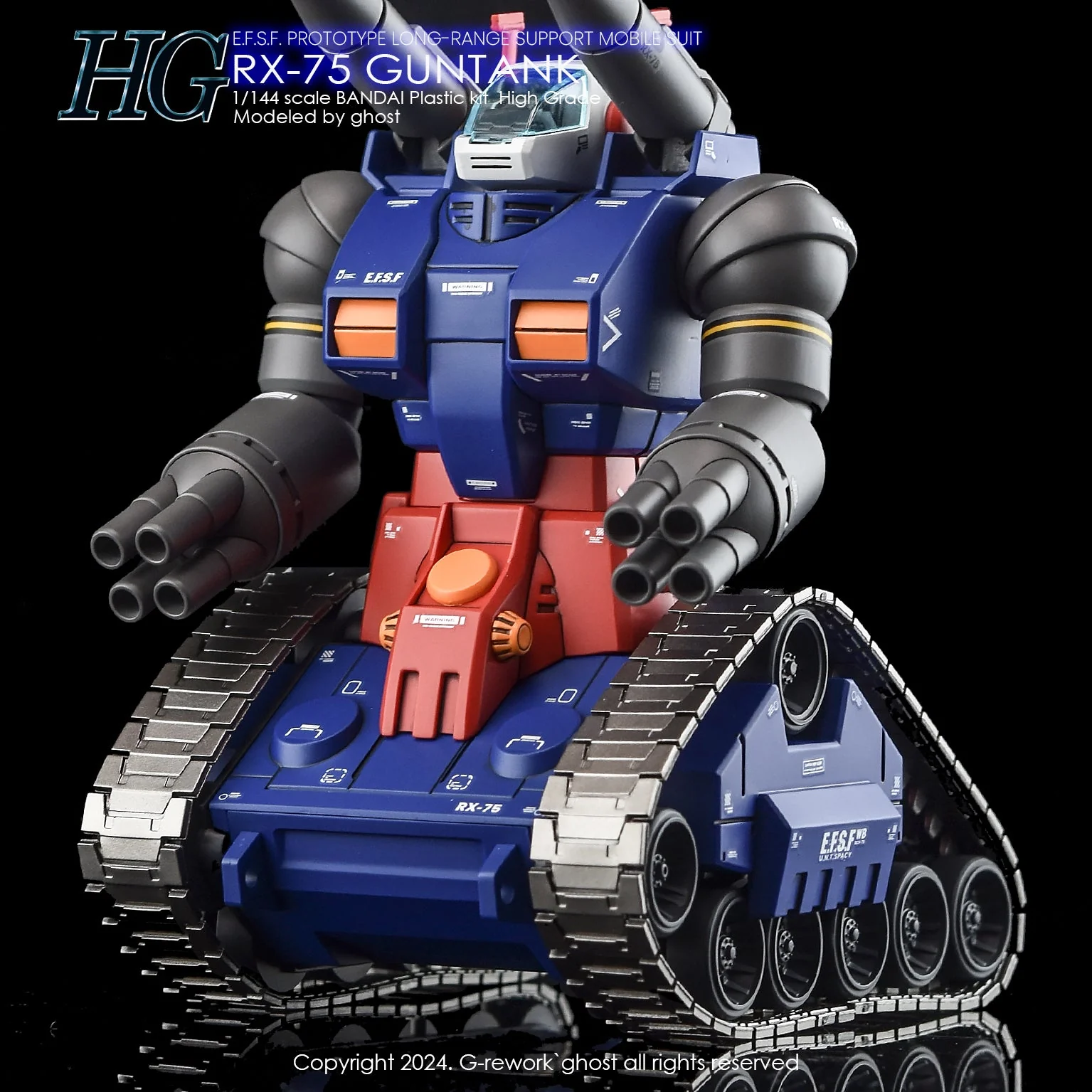 G-Rework [HG] RX-75 GUNTANK - Image 11