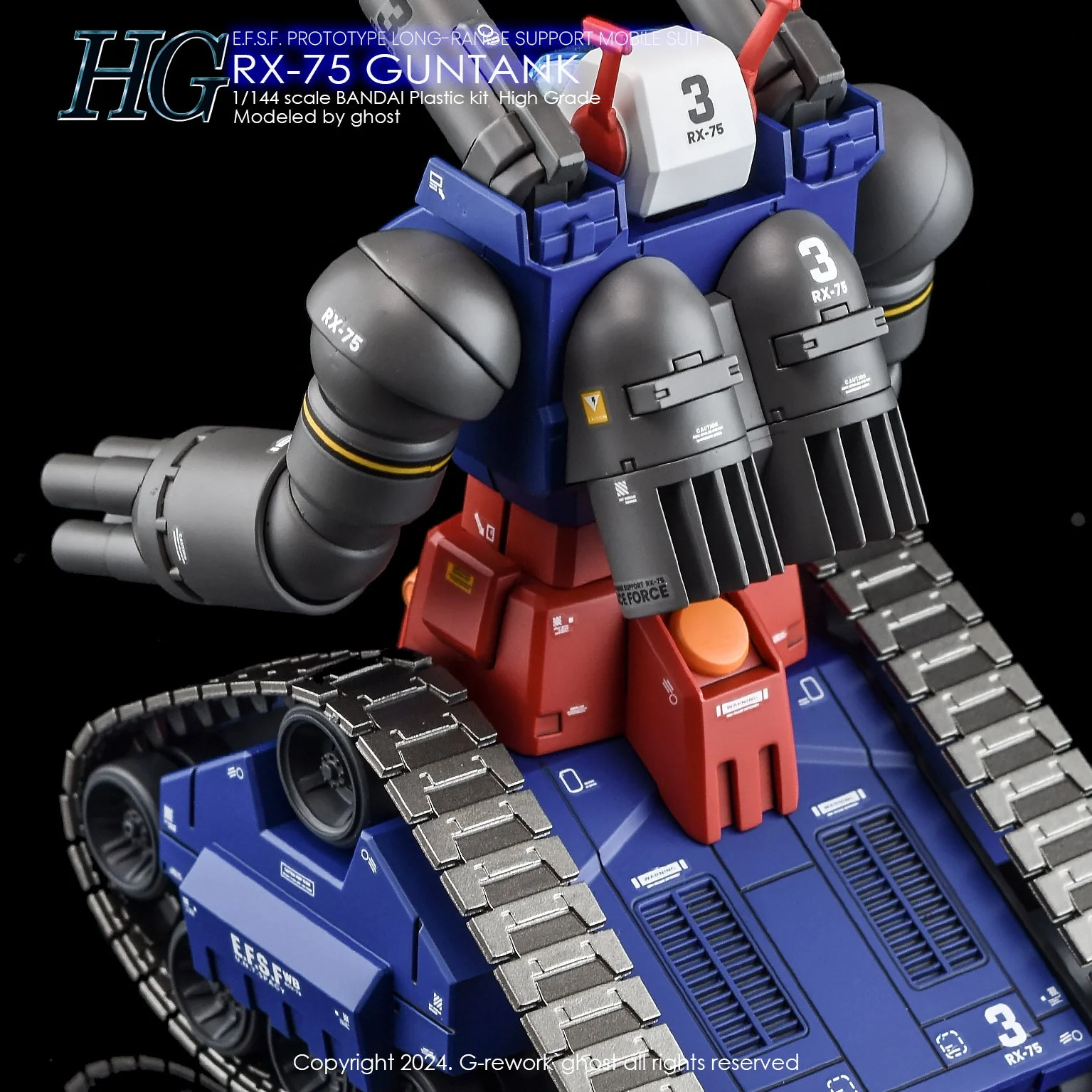 G-Rework [HG] RX-75 GUNTANK - Image 12